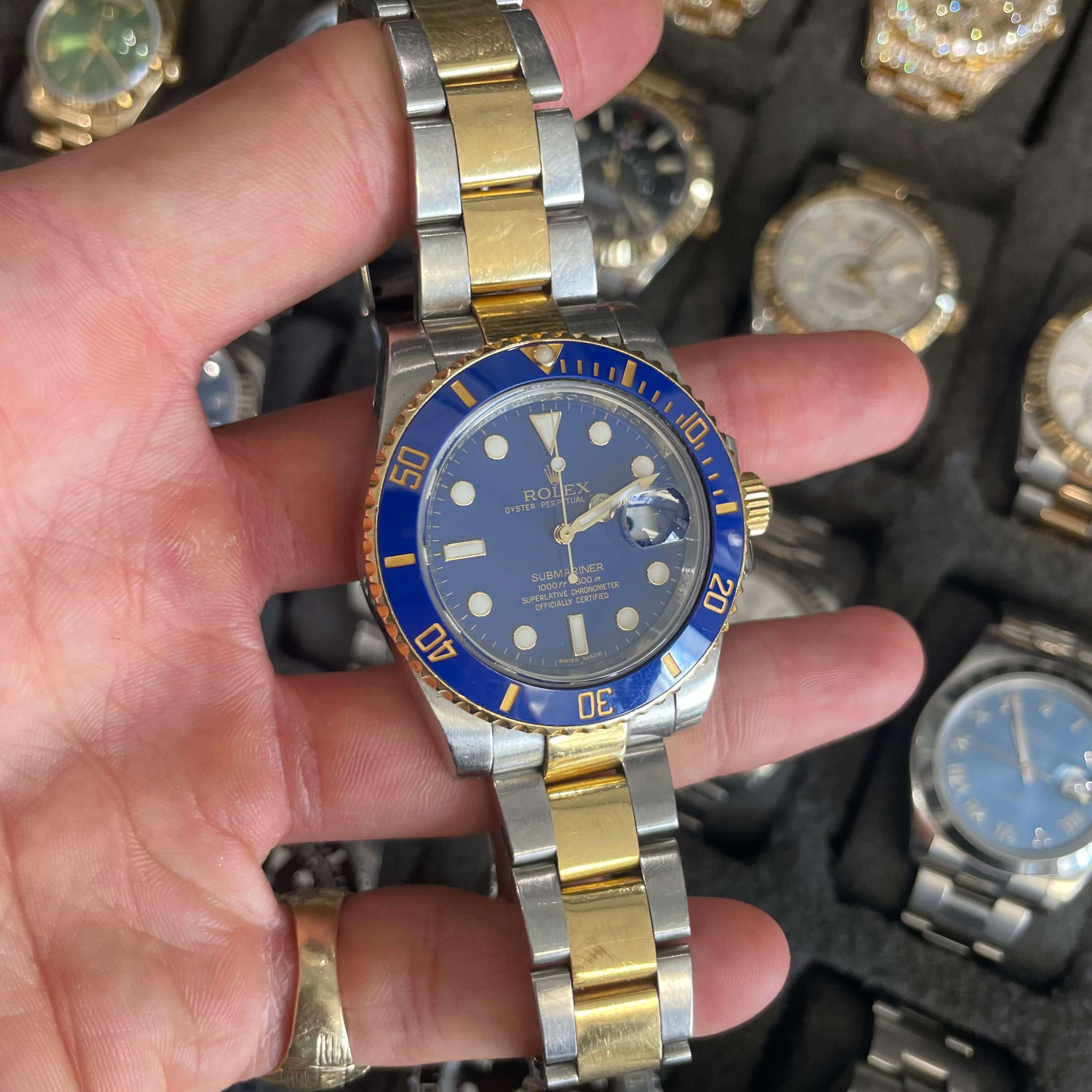 40MM Rolex Submariner | Yellow Gold & Stainless Steel #116613LB