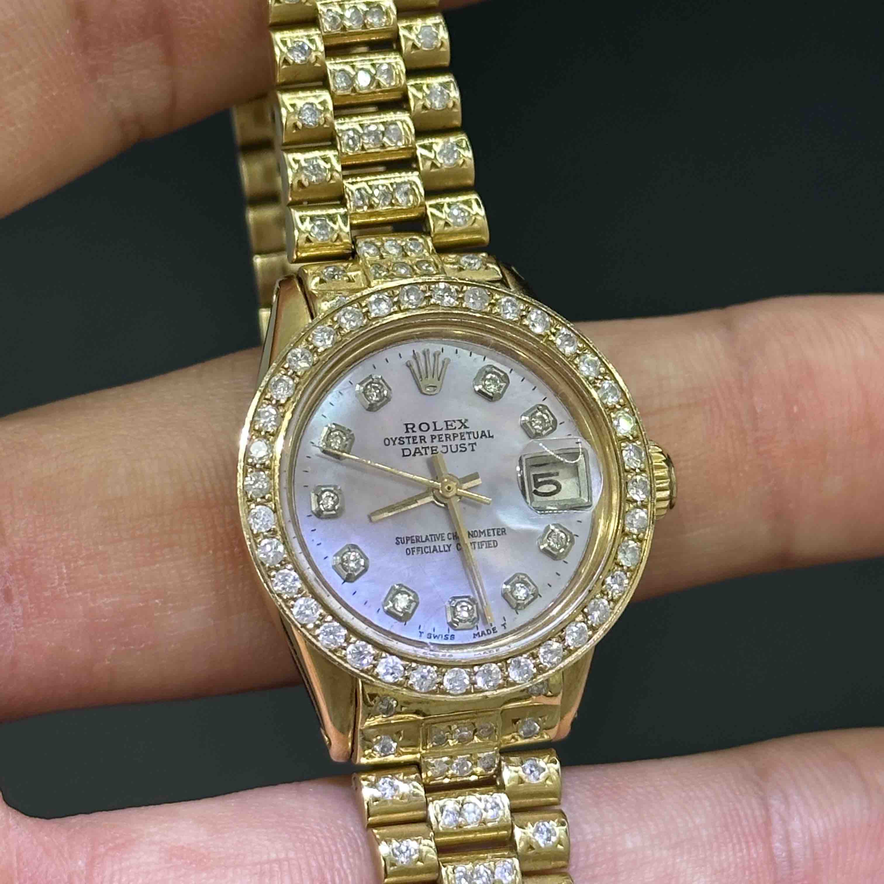 Bust Down Rolex Womens Presidential