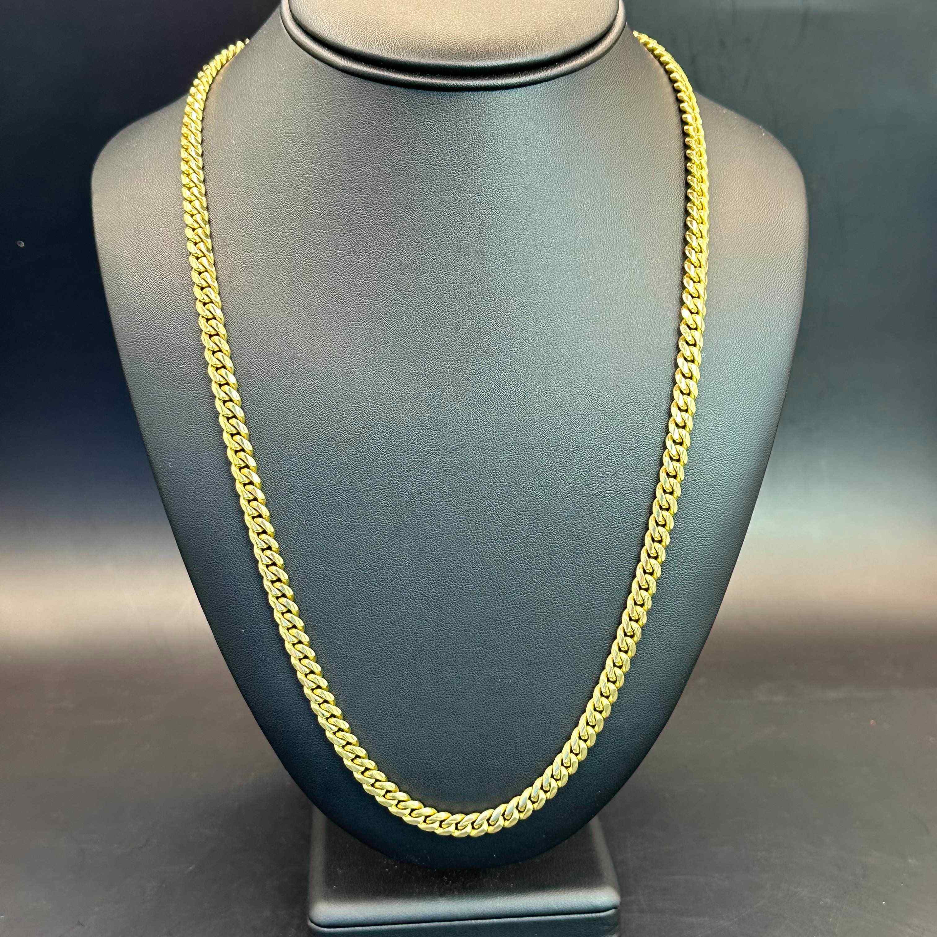 10k 6MM Gold Cuban Link 64 Grams 24"