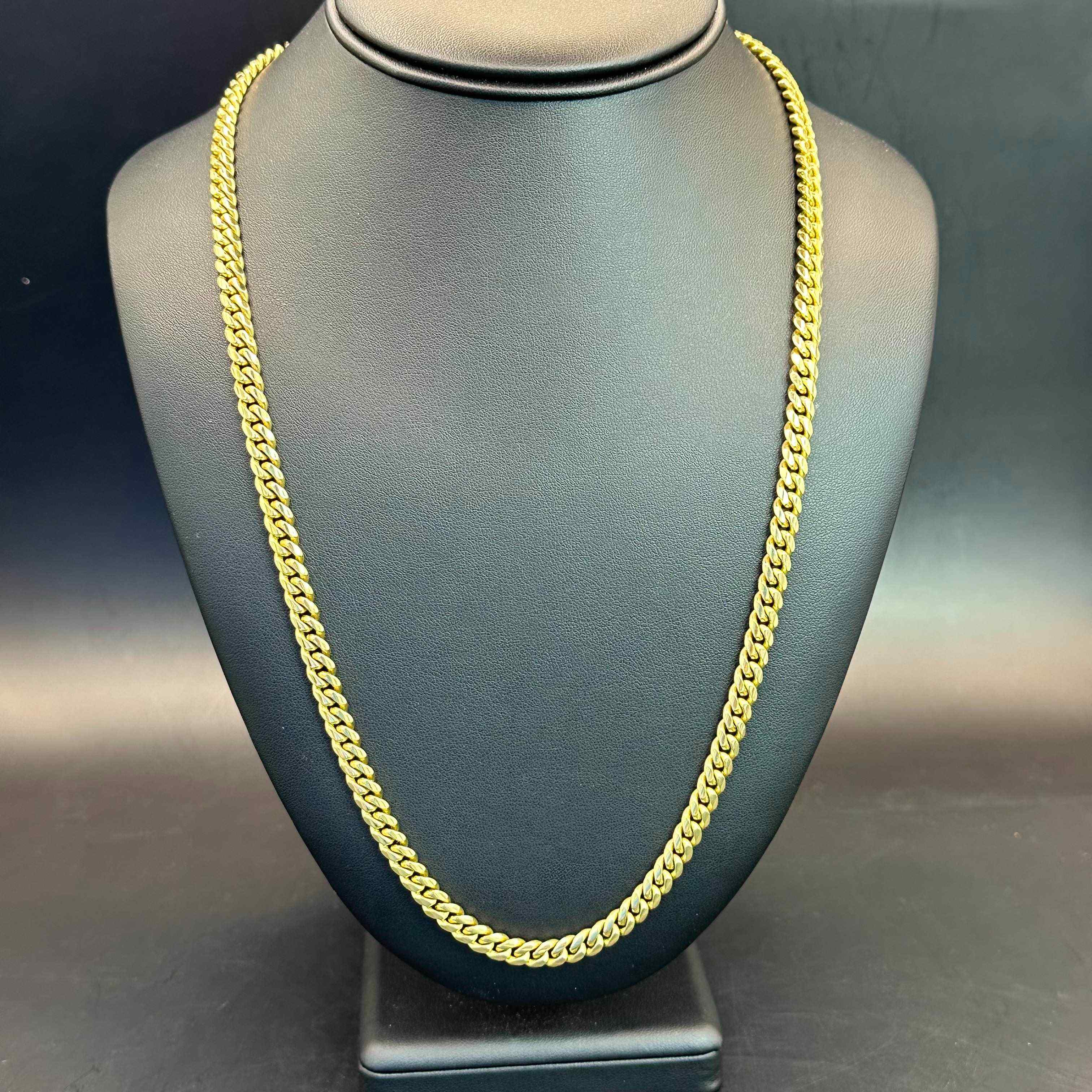 10k 6MM Gold Cuban Link 64 Grams 24"