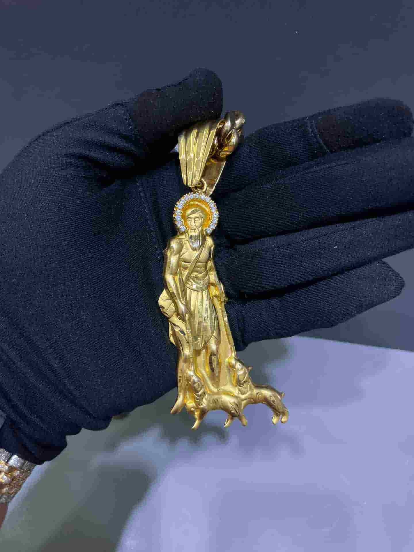 San Lazaro 14k Gold Pendant