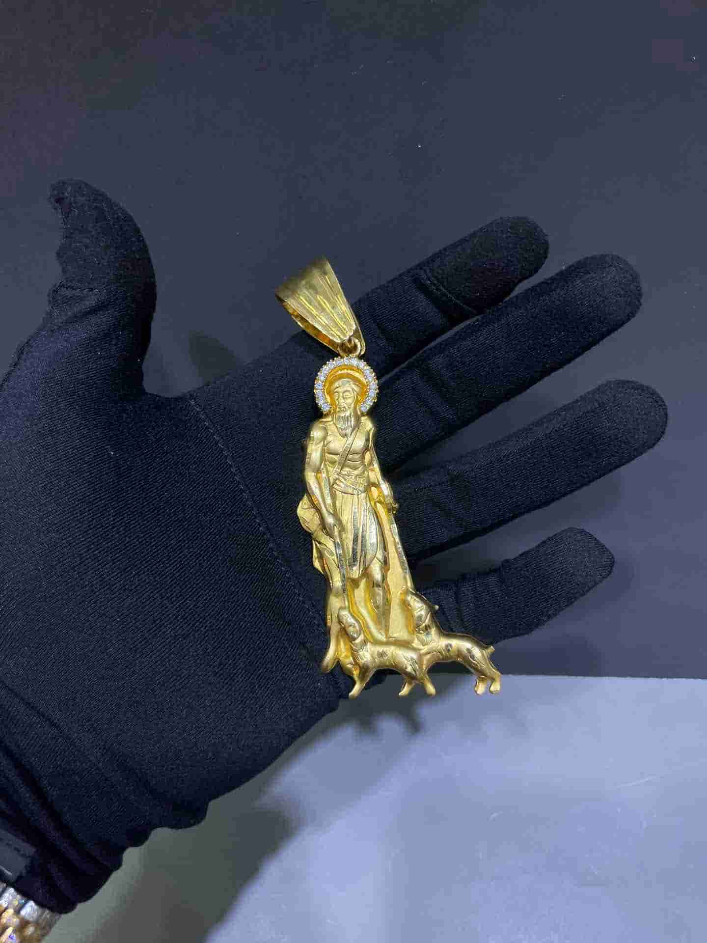 San Lazaro 14k Gold Pendant
