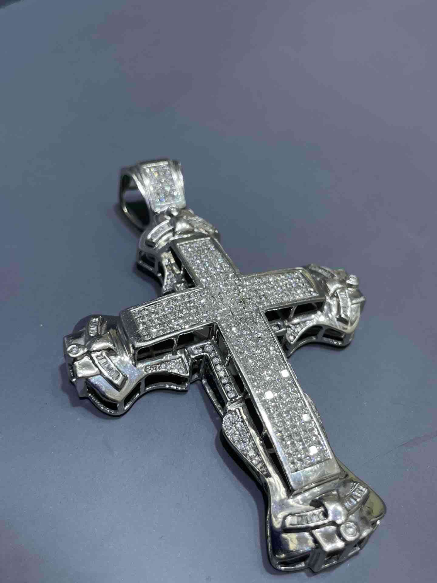 Iced Out Diamond Cross