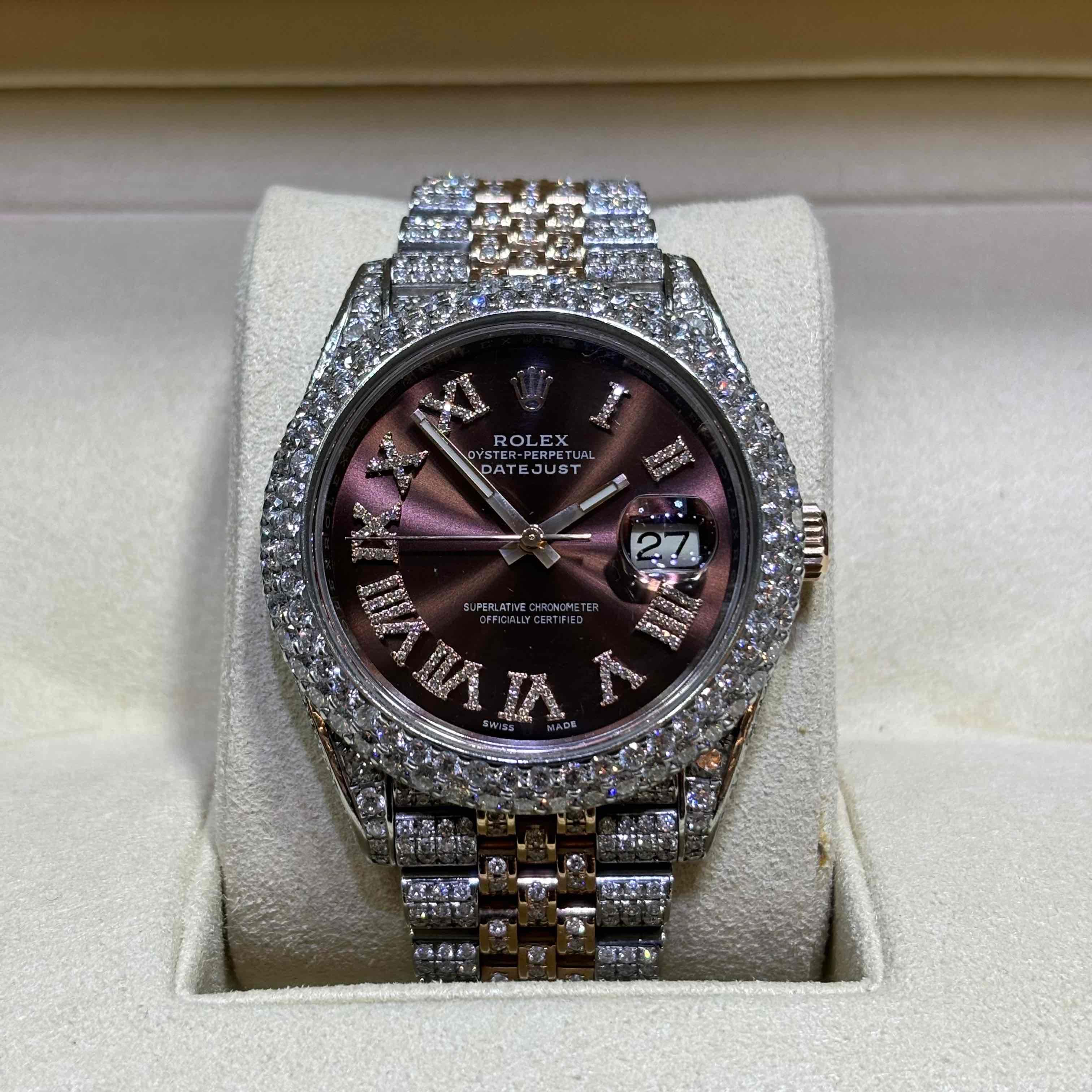 Rolex Bust Down 41mm DATEJUST | Jubilee | All Natural Diamonds