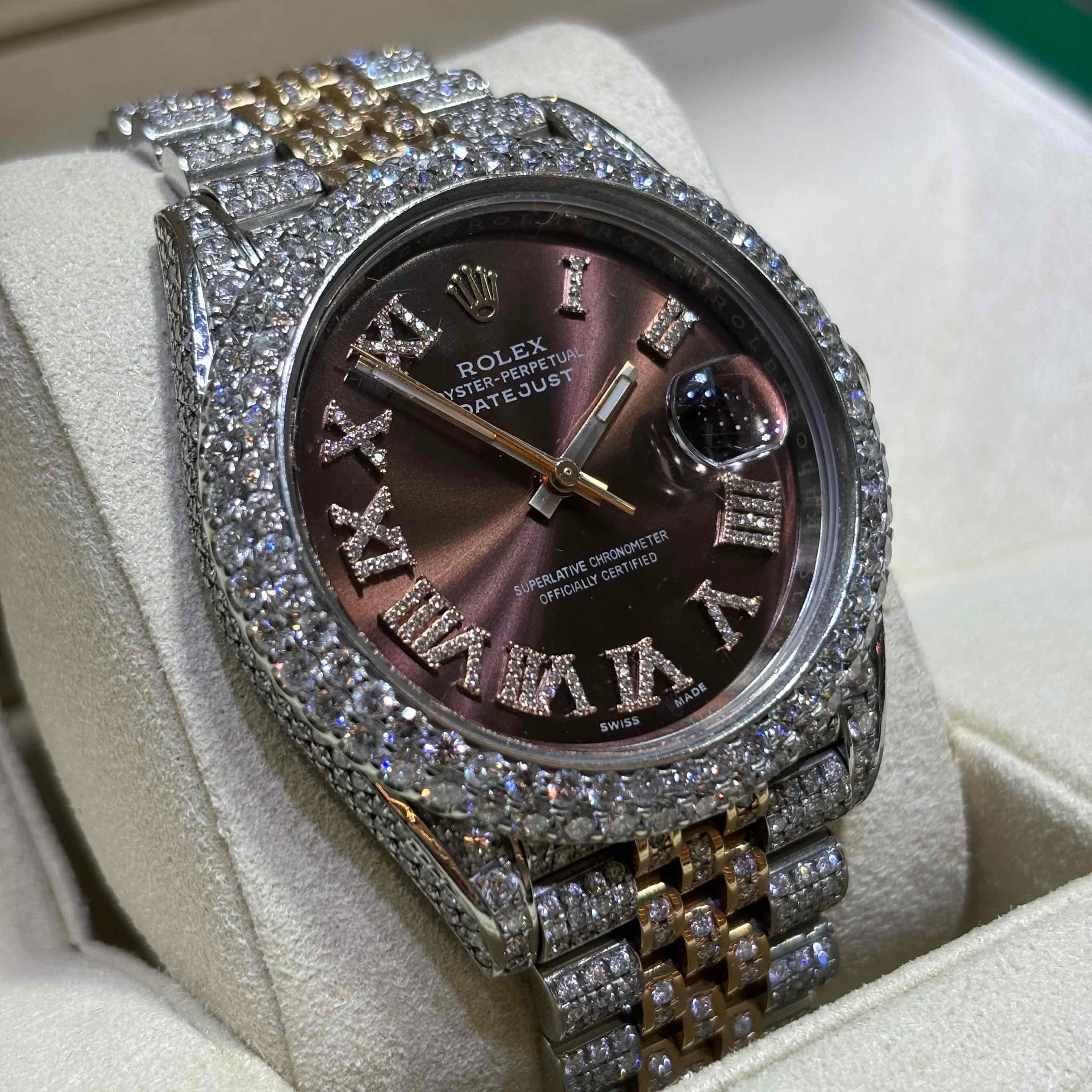 Rolex Bust Down 41mm DATEJUST | Jubilee | All Natural Diamonds