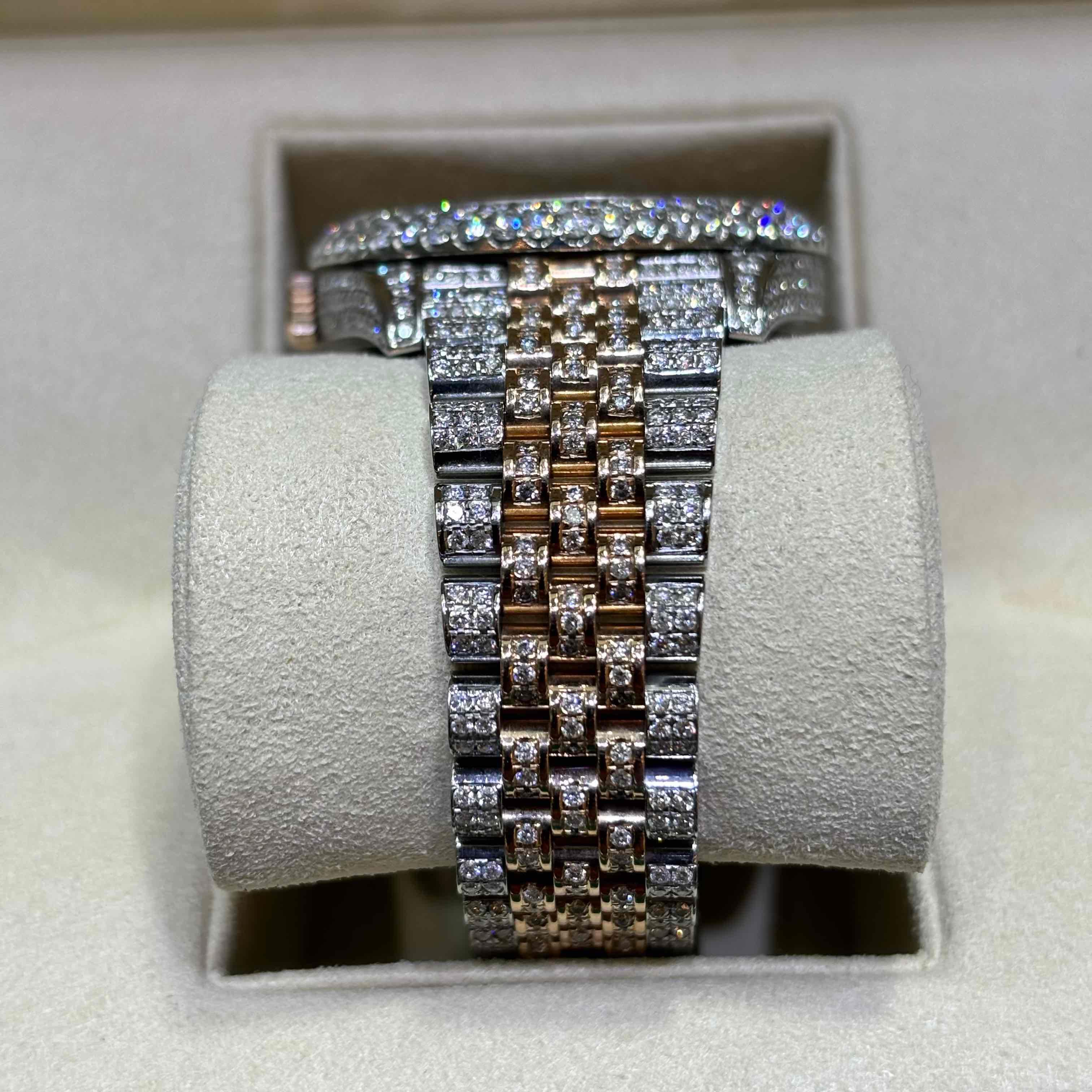Rolex Bust Down 41mm DATEJUST | Jubilee | All Natural Diamonds