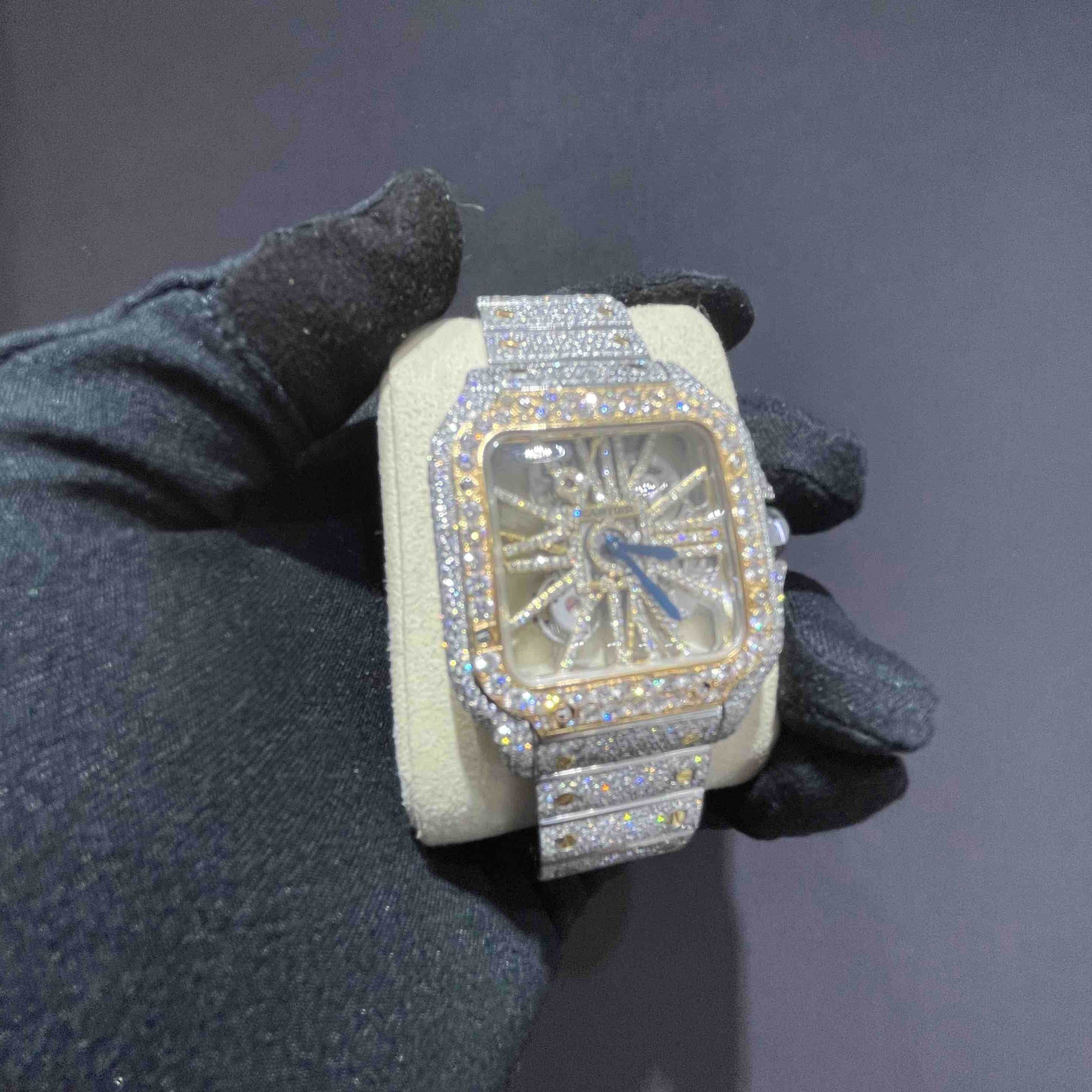 Skeleton Cartier Bust Down Watch