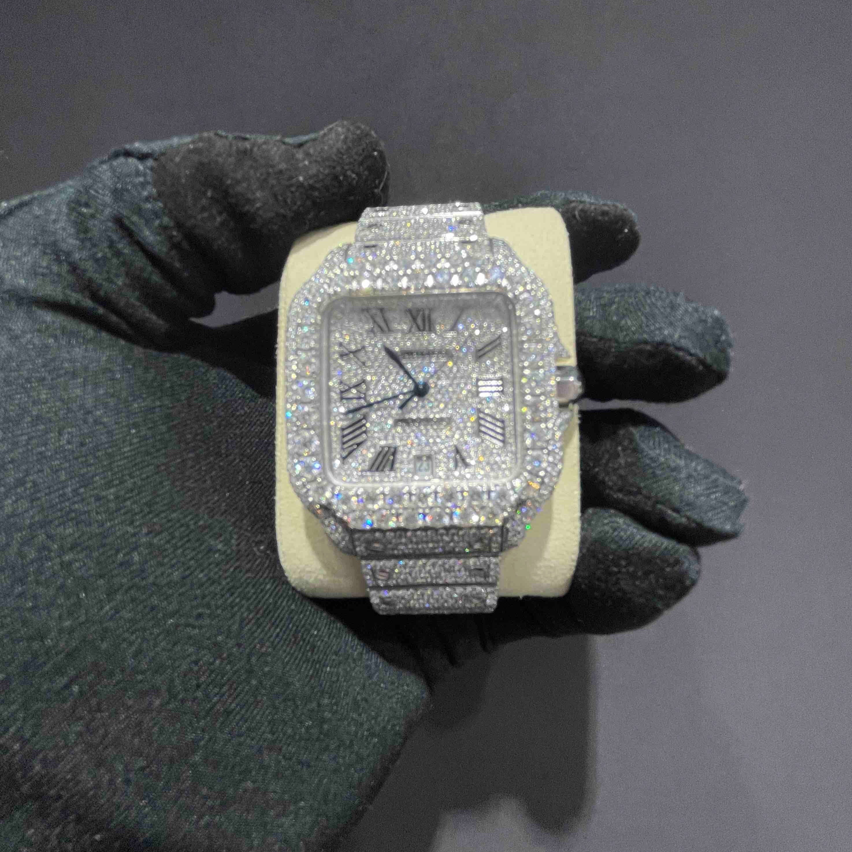 Bust Down Cartier Santos
