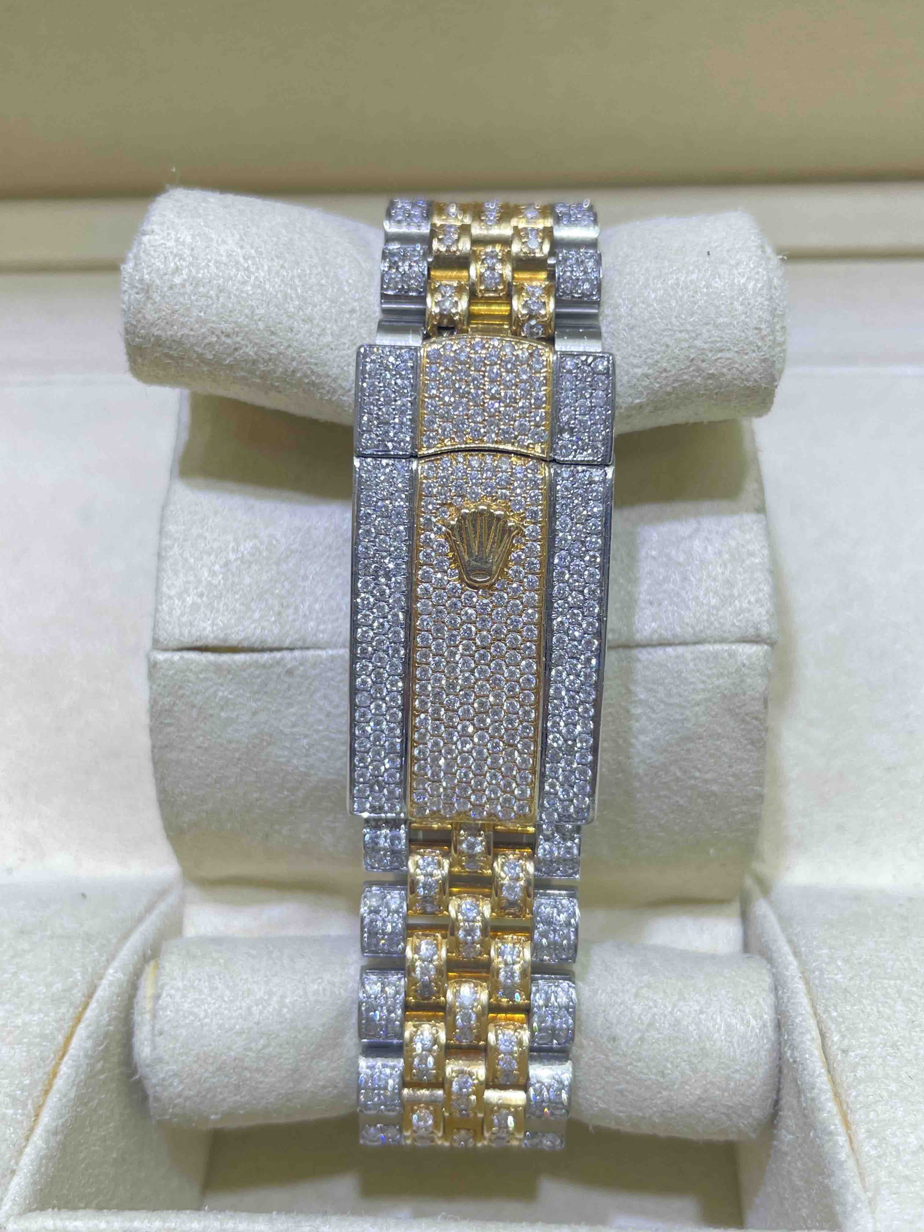 41MM ROLEX FULL VS1 BUST DOWN