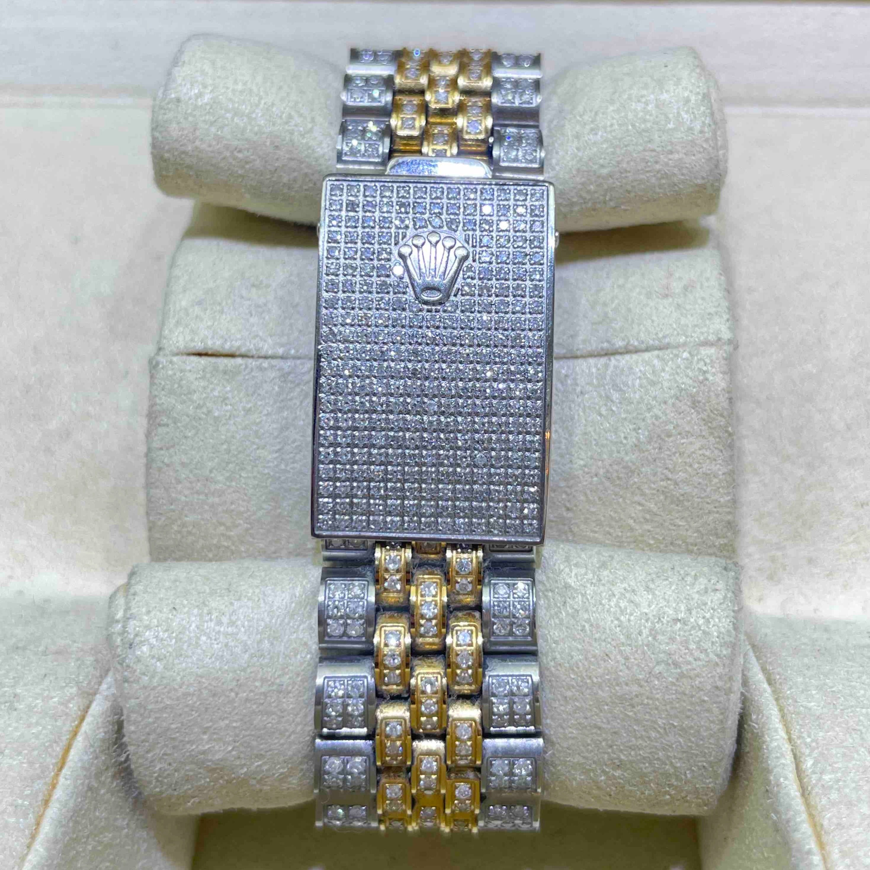 Iced Out Rainbow Rolex