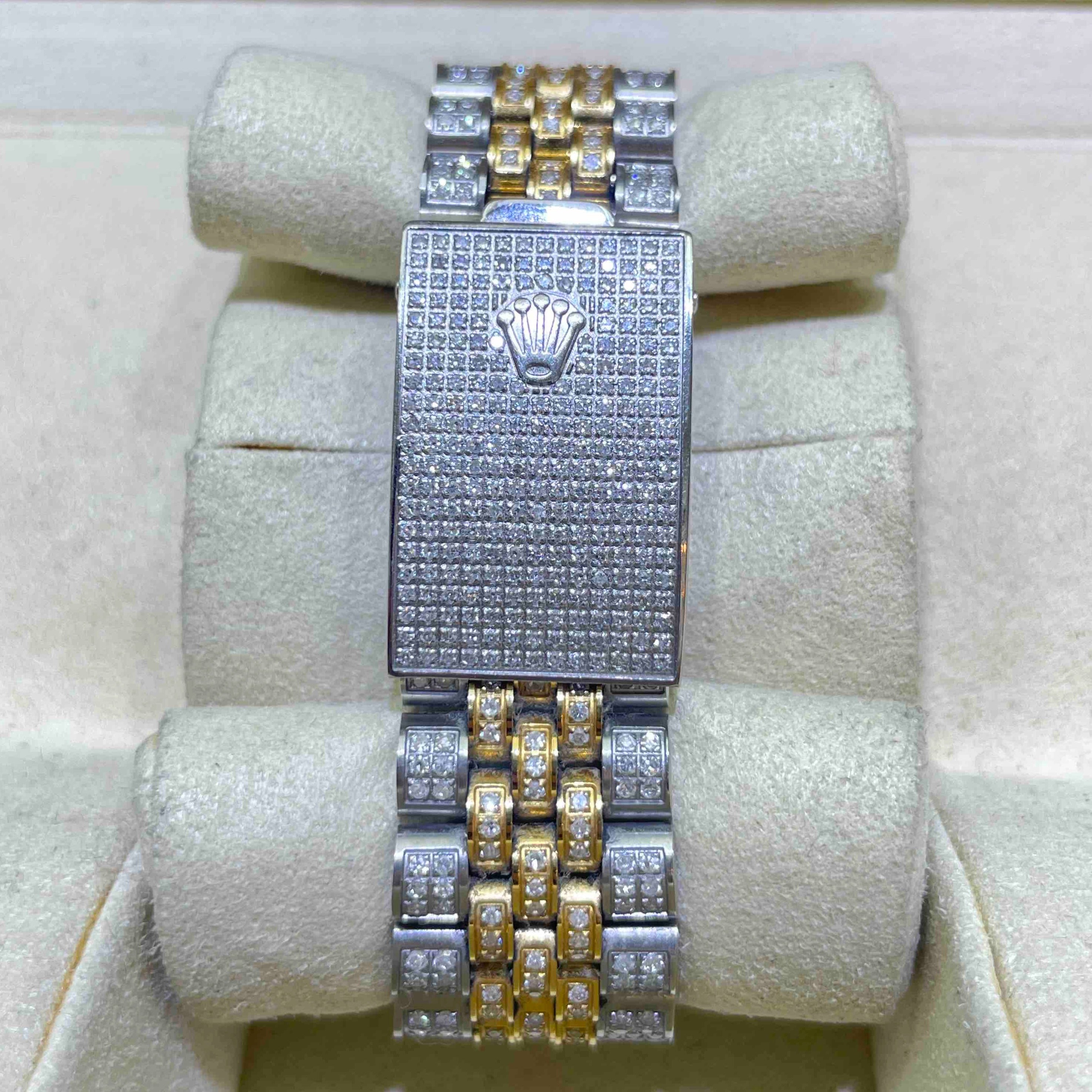 Iced Out Rainbow Rolex