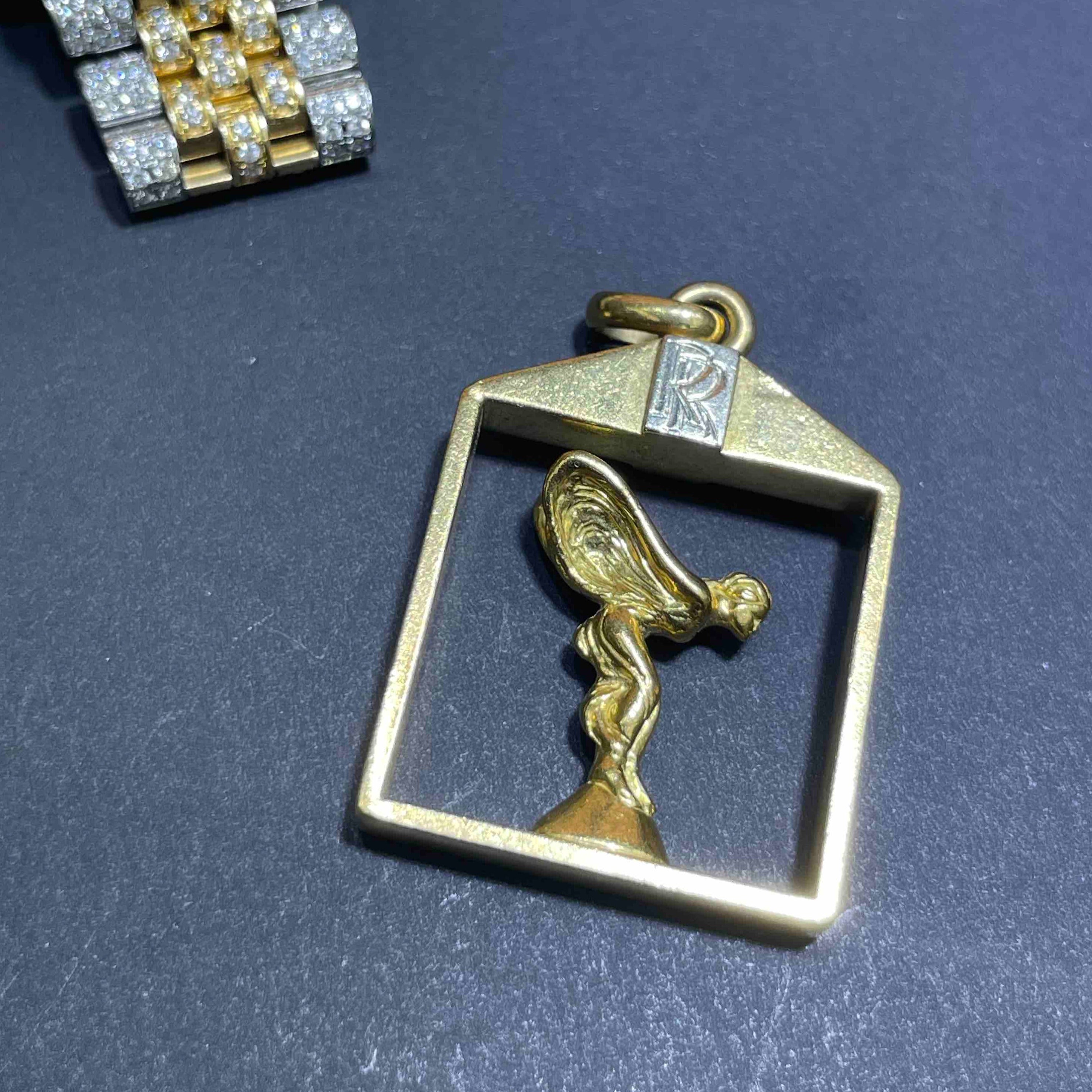 Rolls Royce Gold Pendant