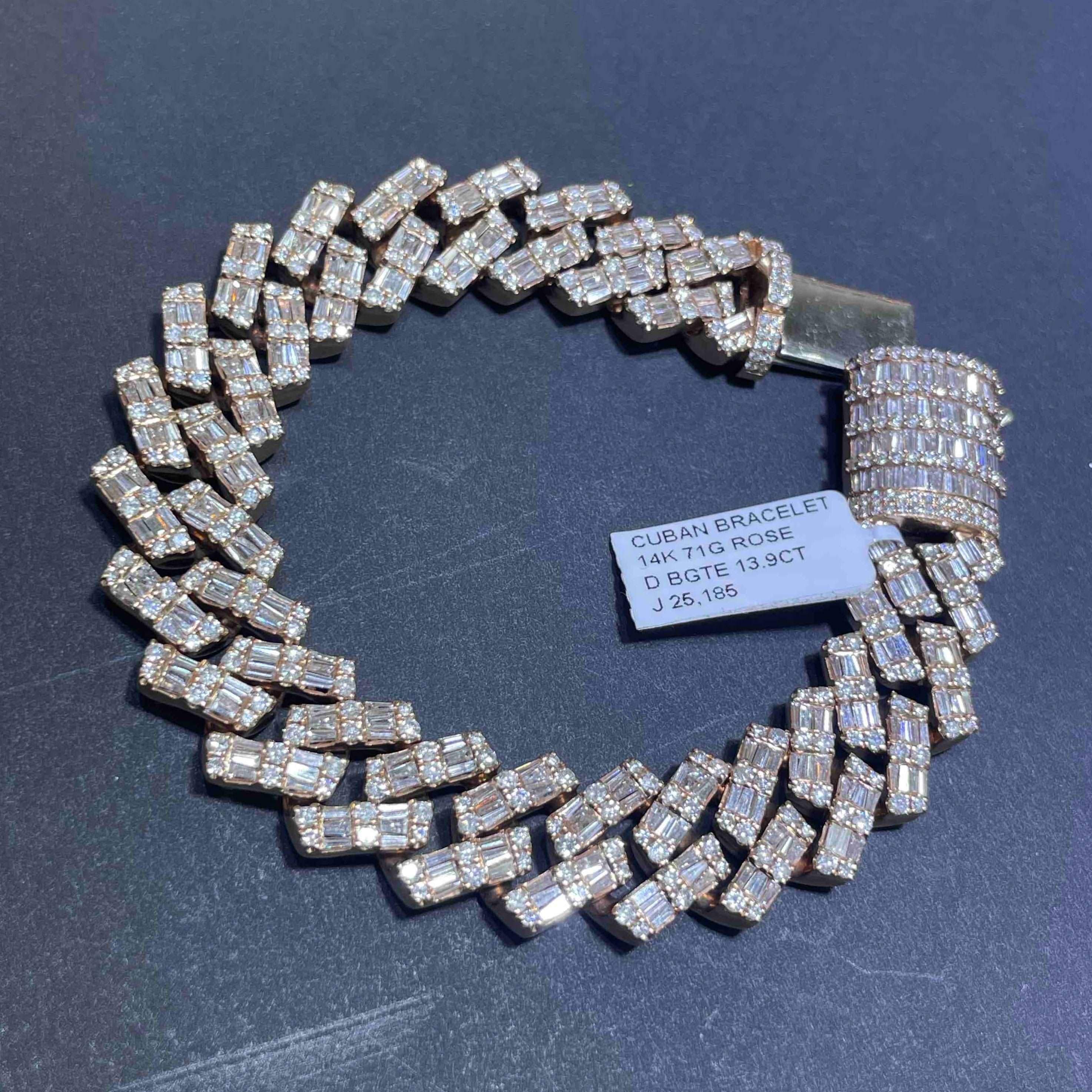 Bust Down Cuban Link Bracelet