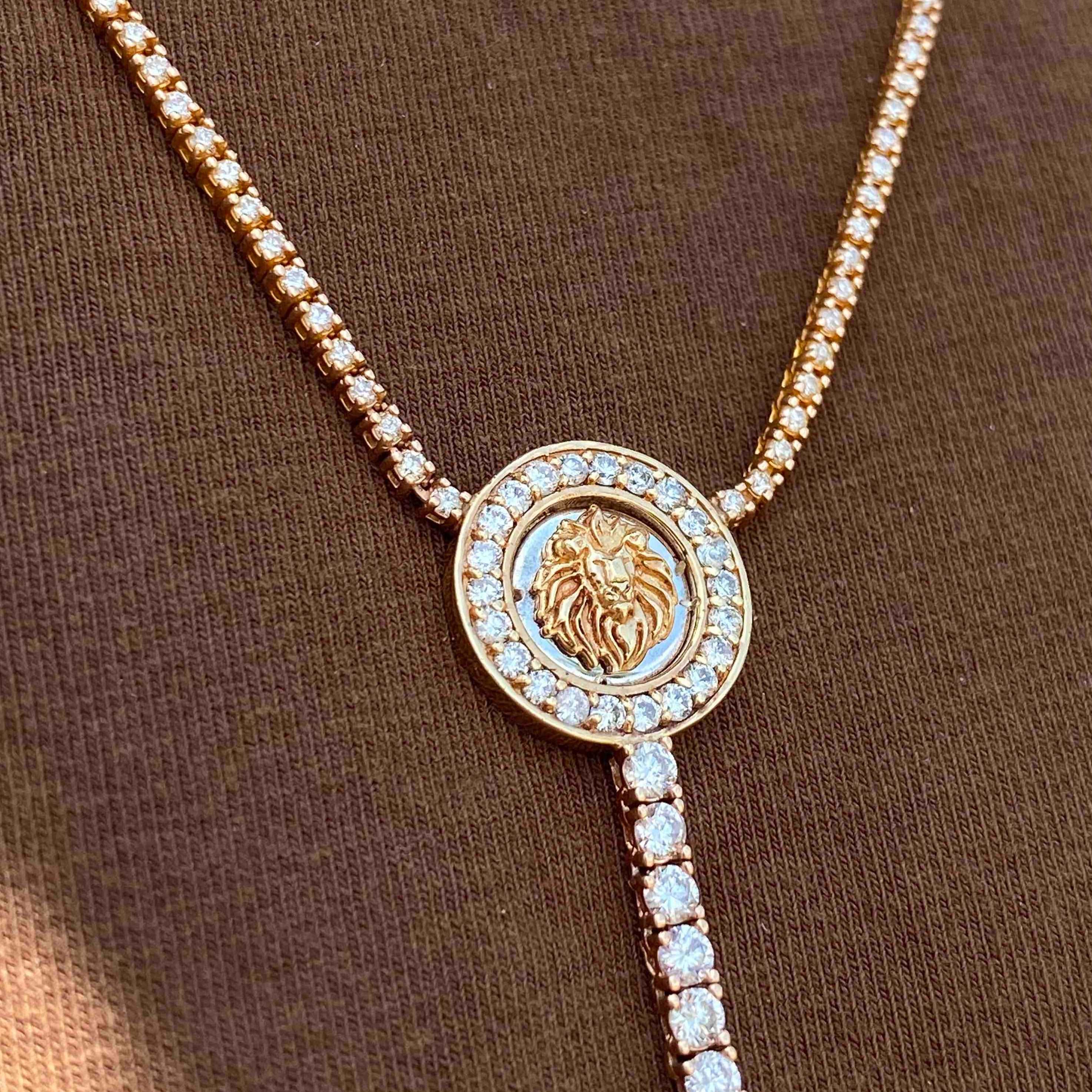 Diamond Iced Out Cross Chain