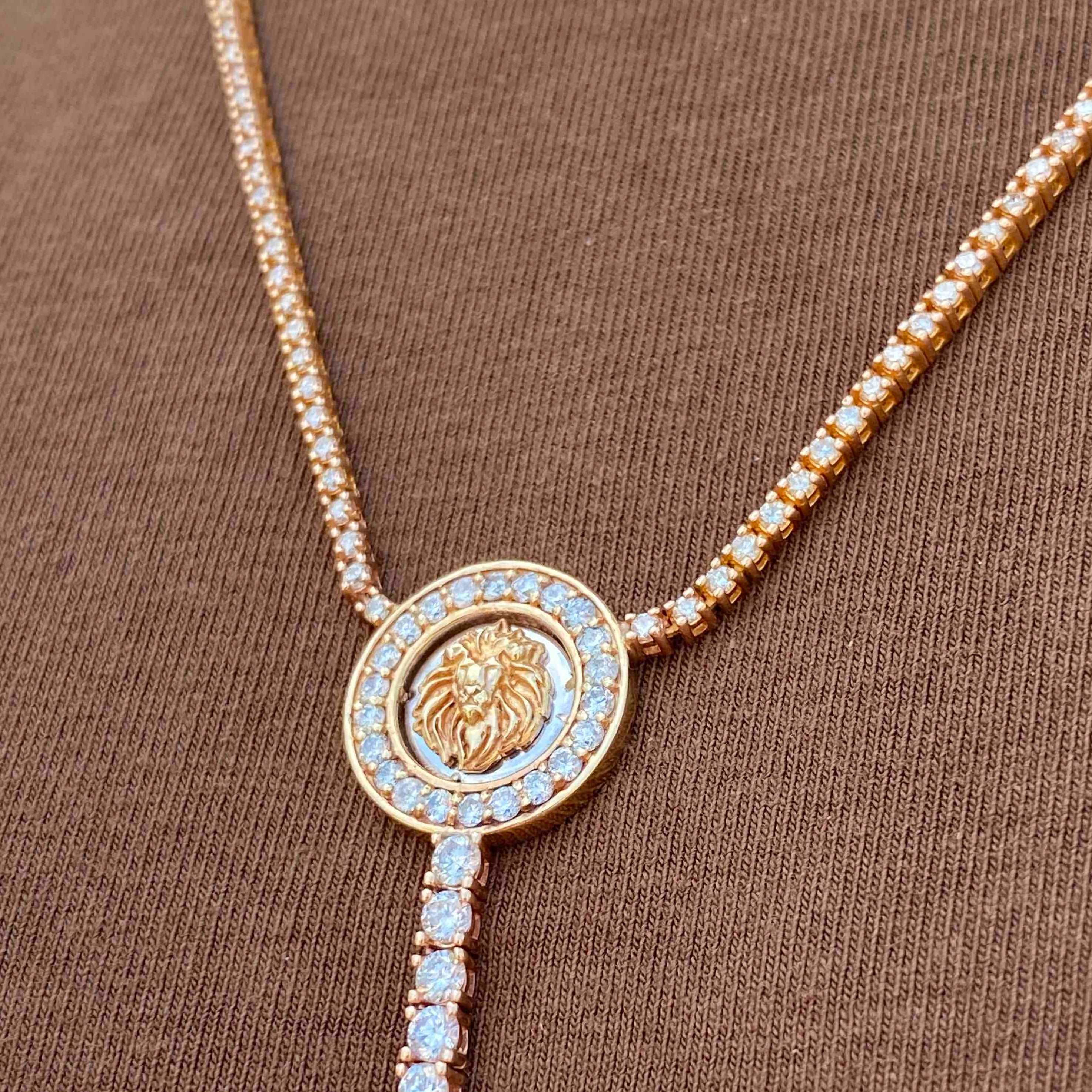 Diamond Iced Out Cross Chain With Locket