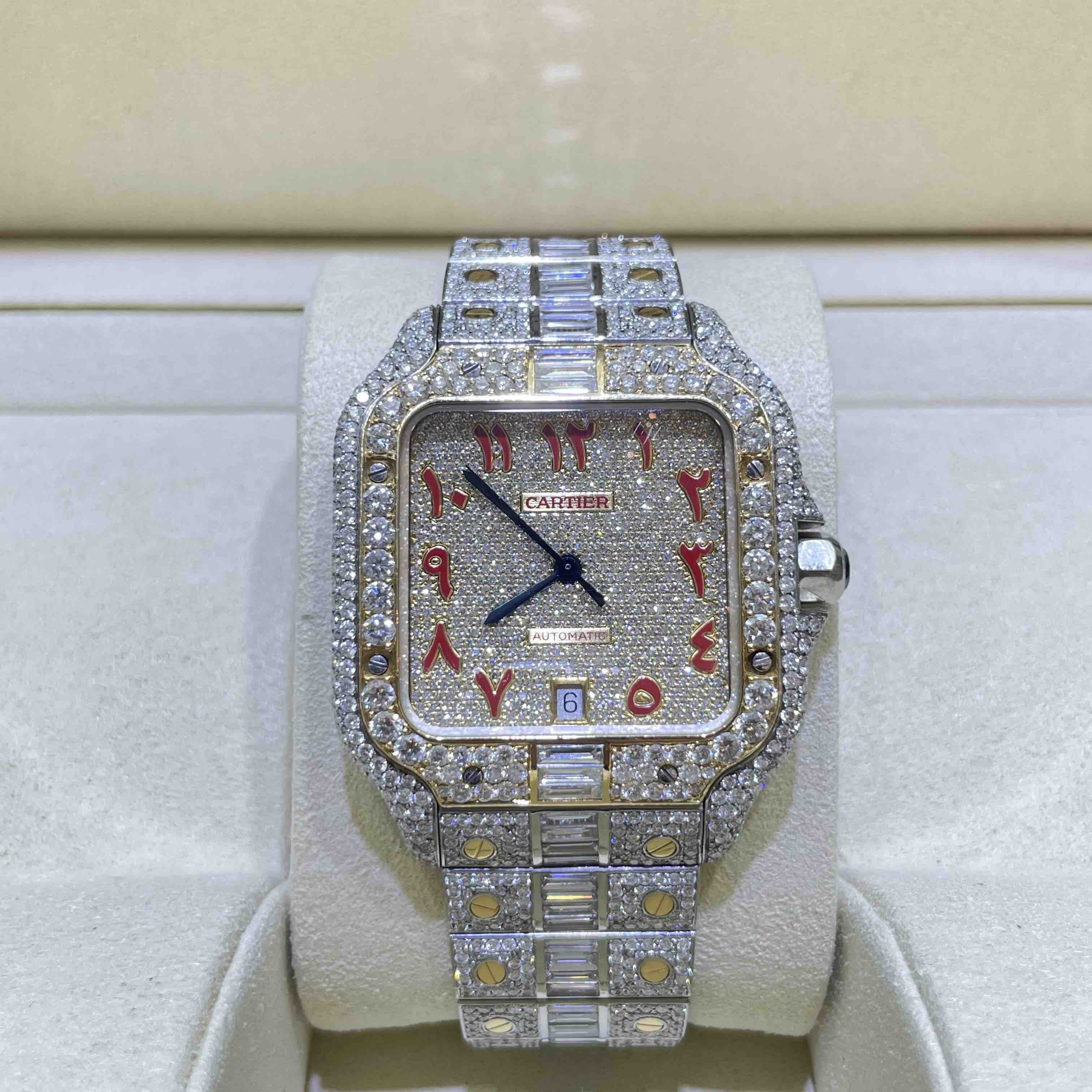 bust down cartier watch
