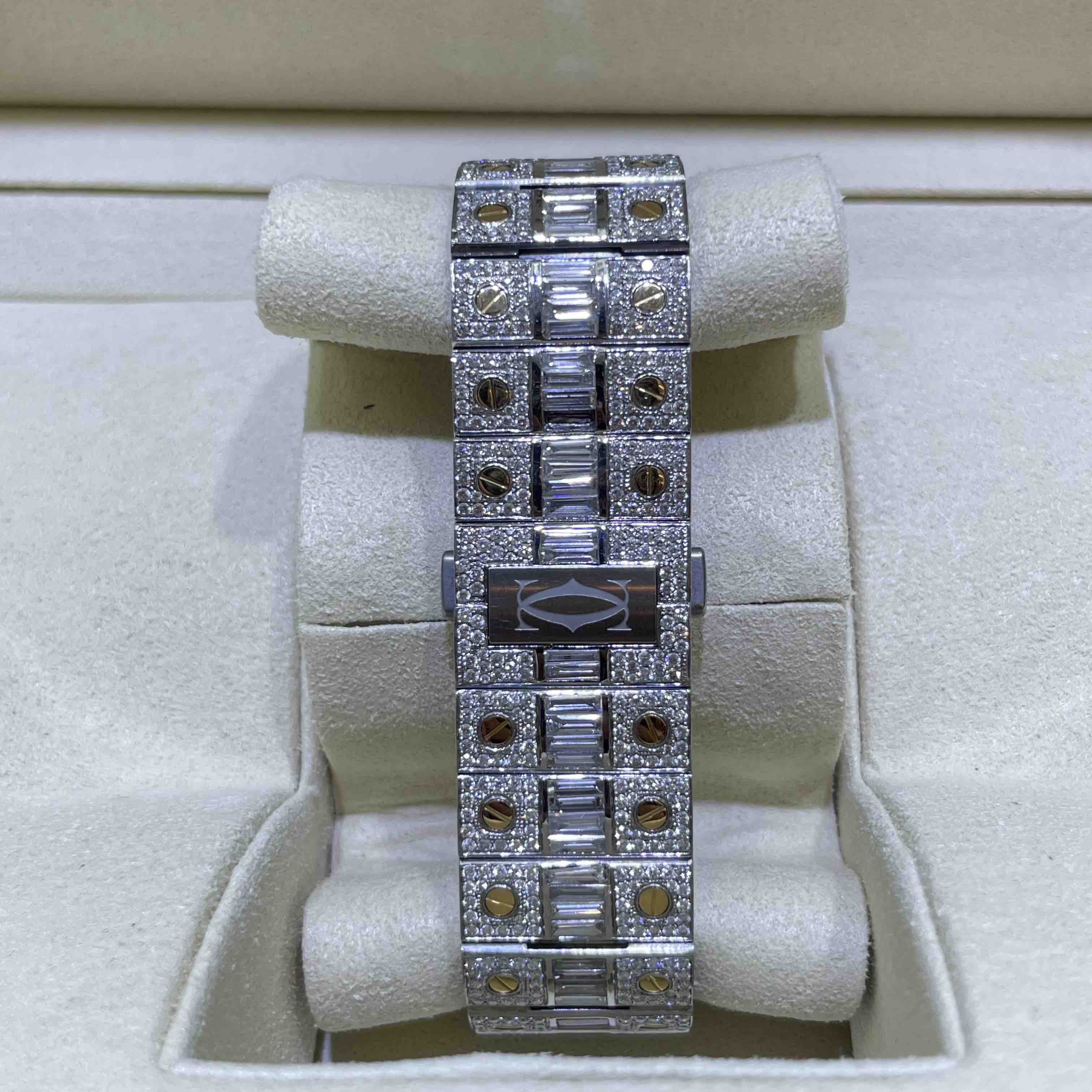 bust down cartier watch