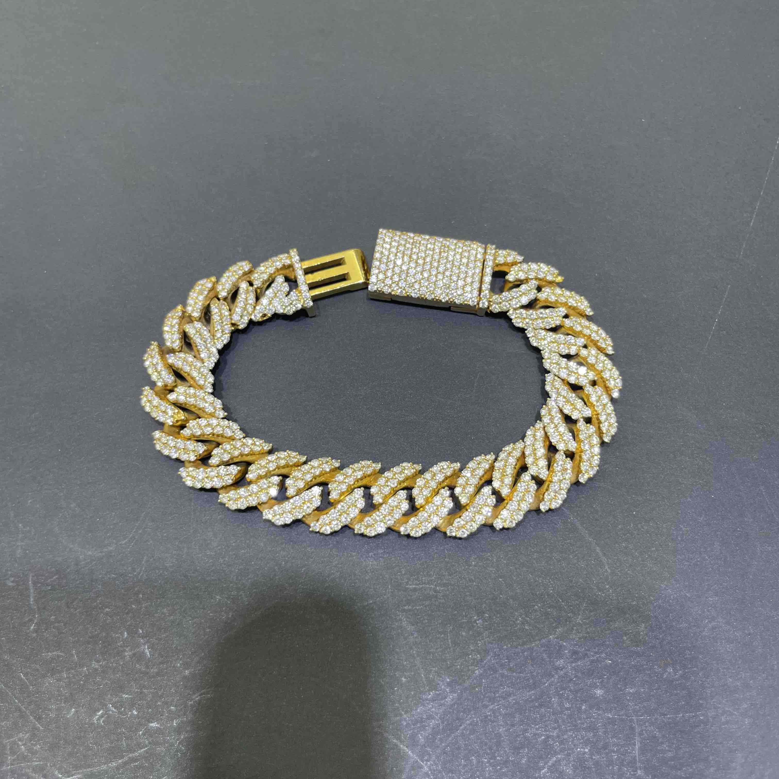 Iced Out Cuban Link Bracelet