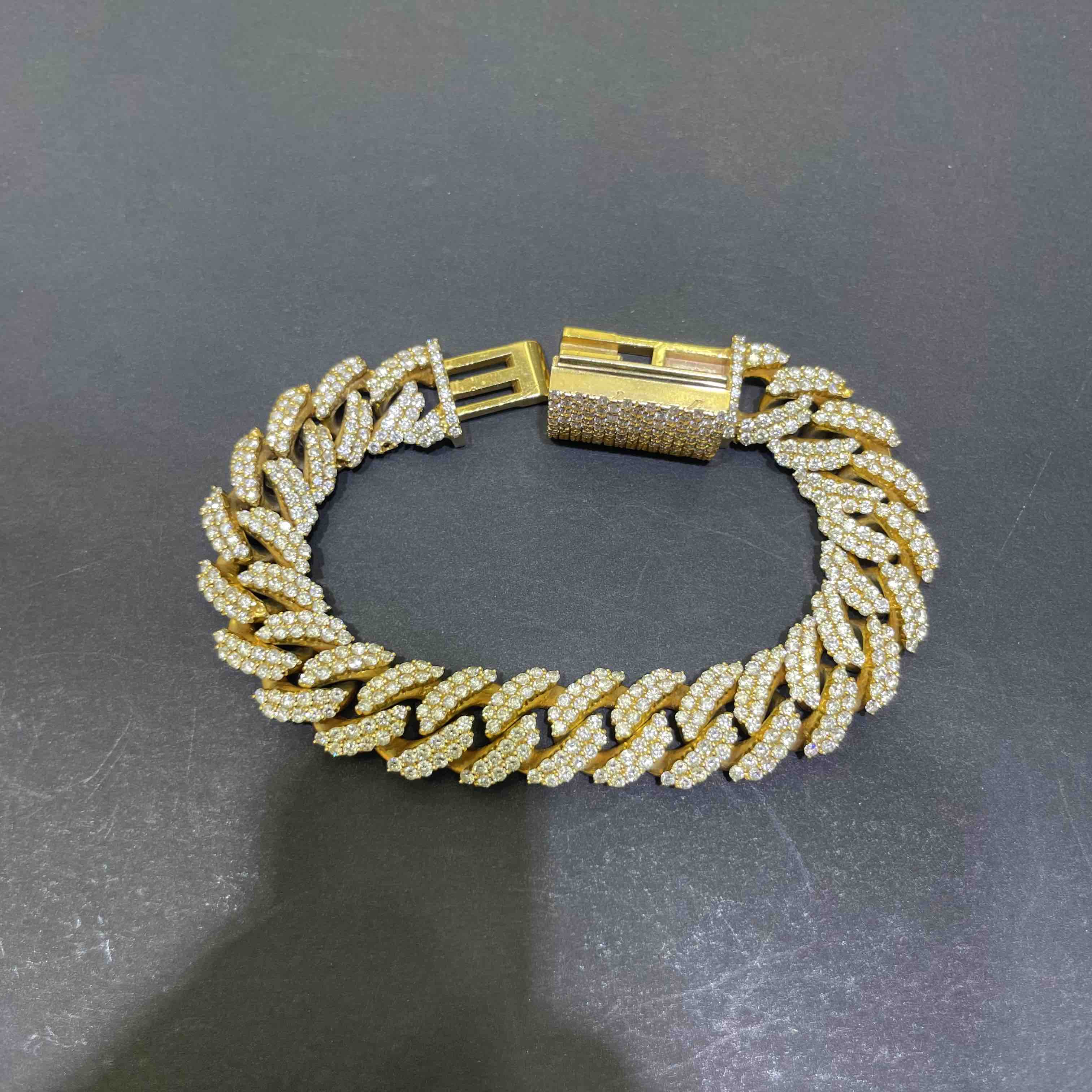 Iced Out Cuban Link Bracelet