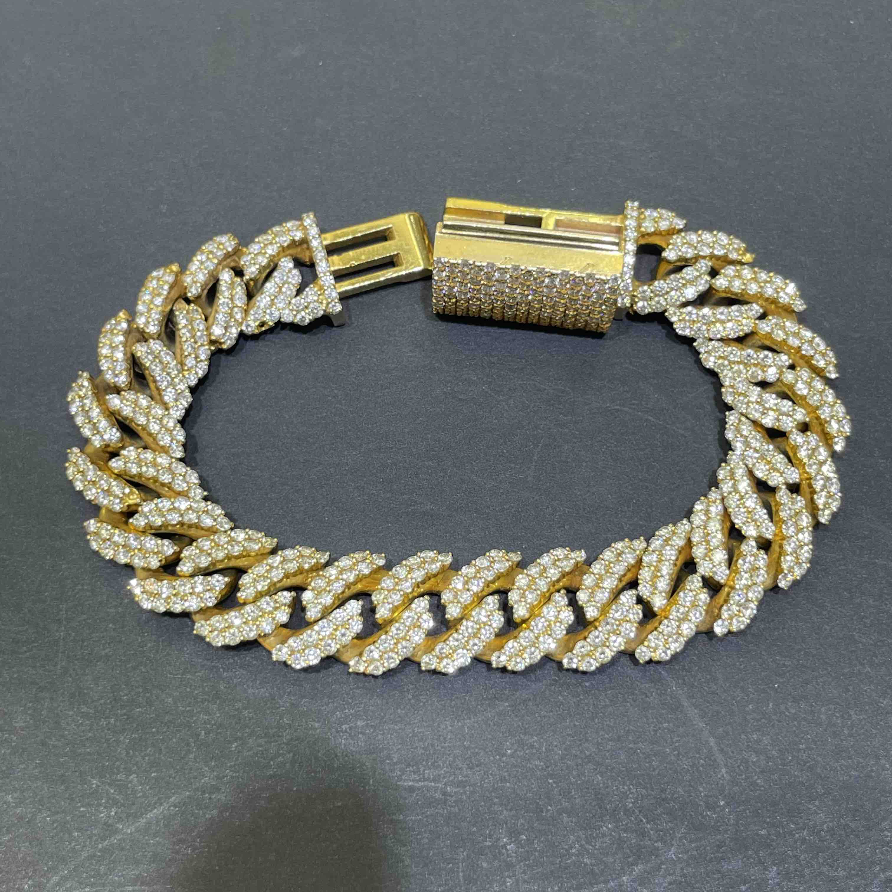 Iced Out Cuban Link Bracelet