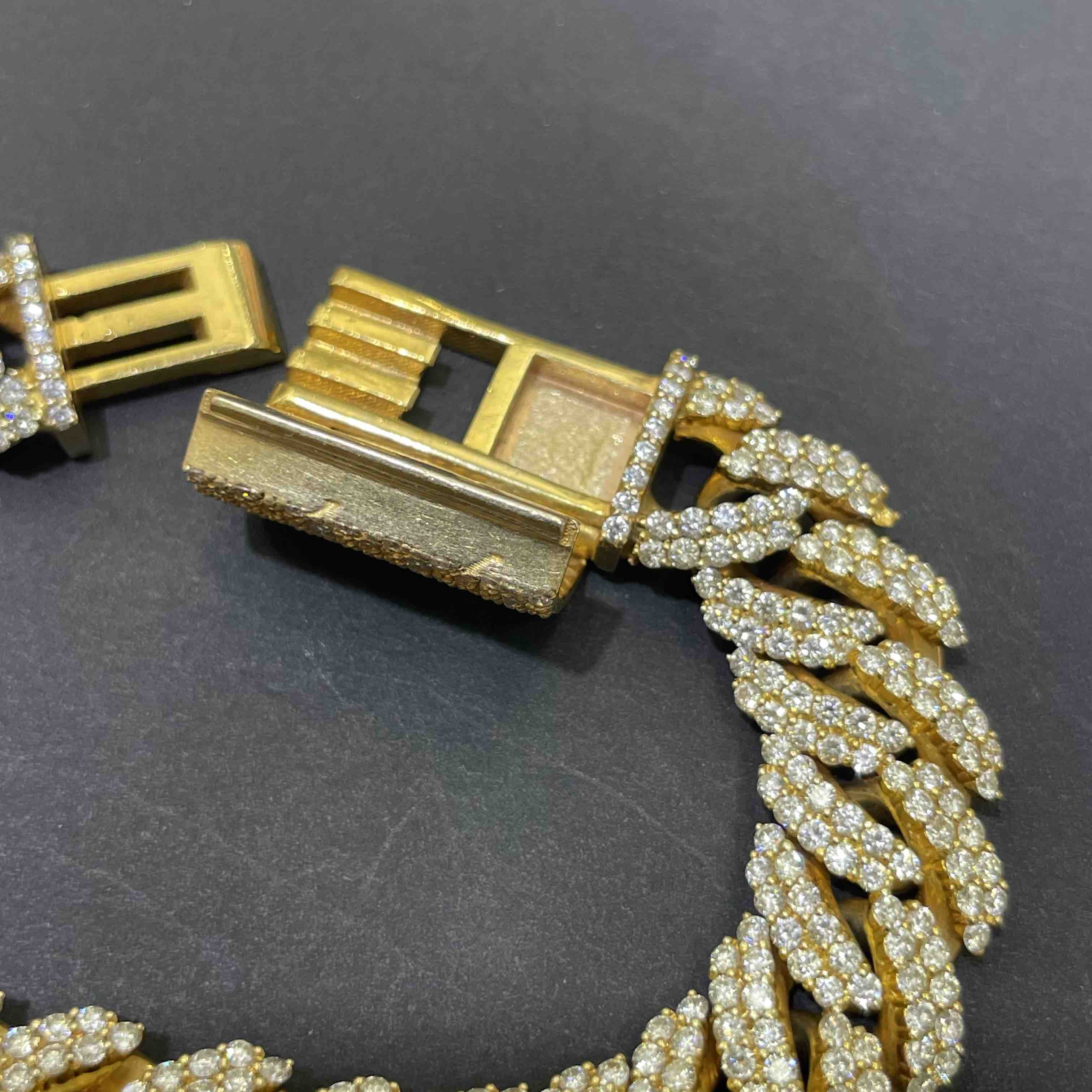 Iced Out Cuban Link Bracelet