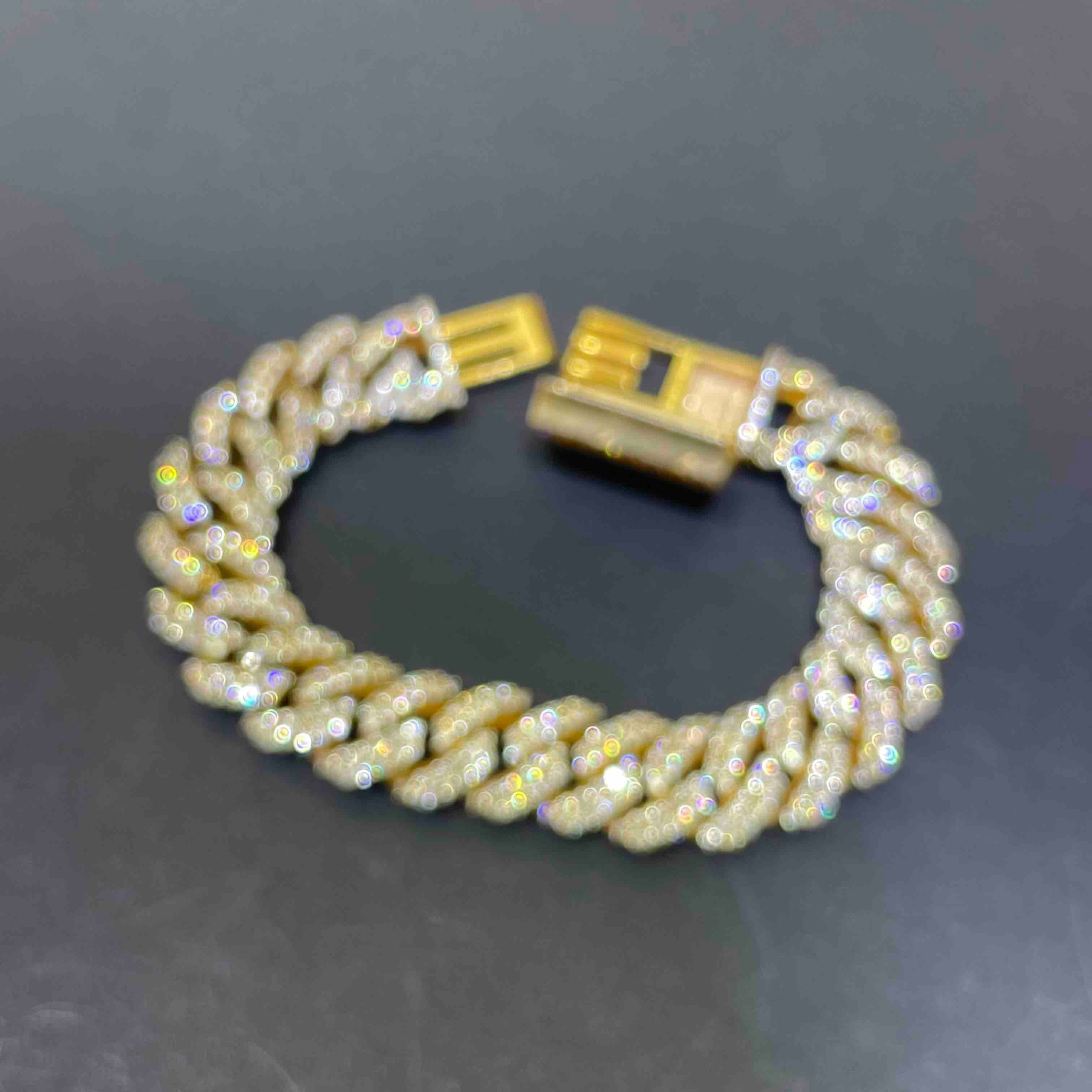 Iced Out Cuban Link Bracelet