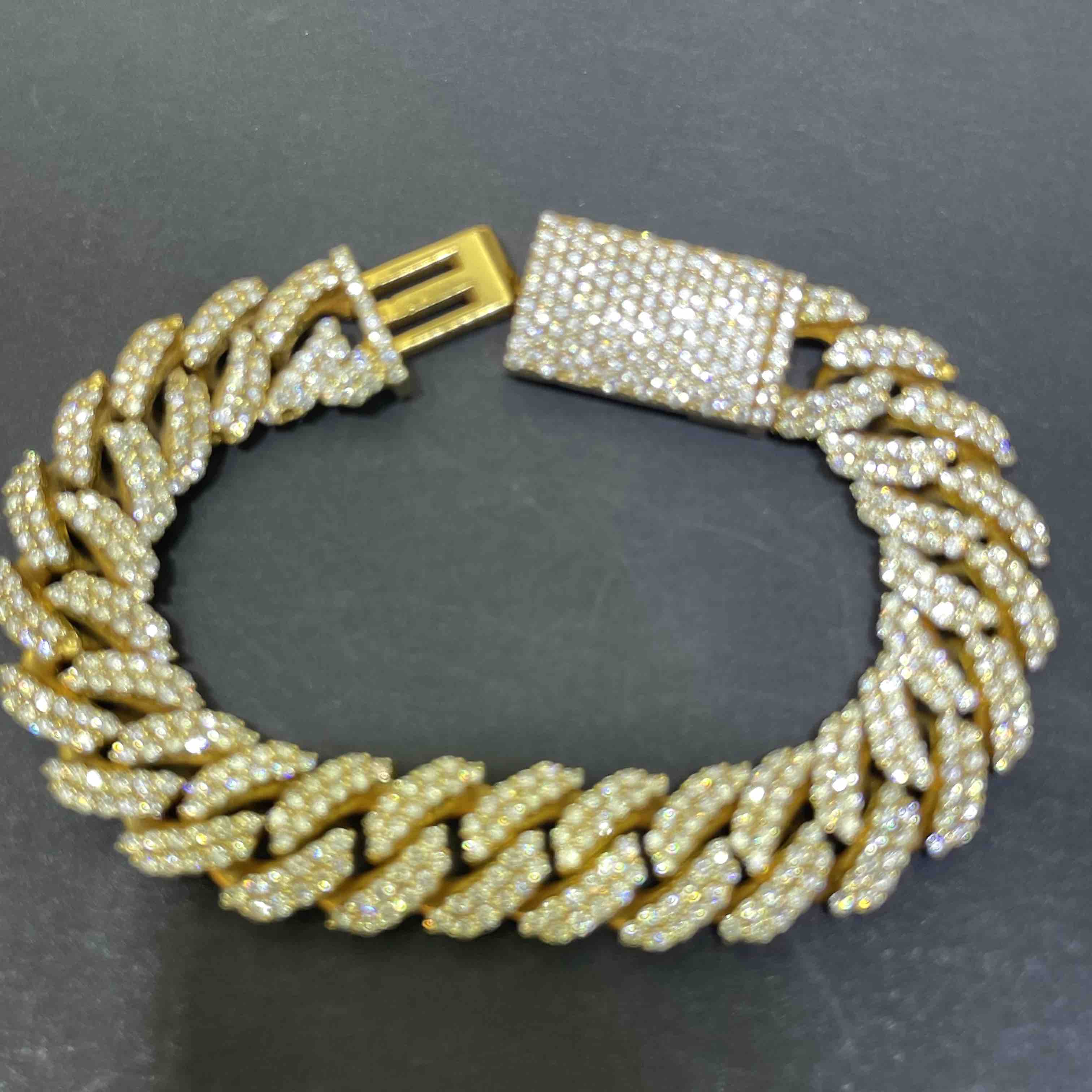 Iced Out Cuban Link Bracelet