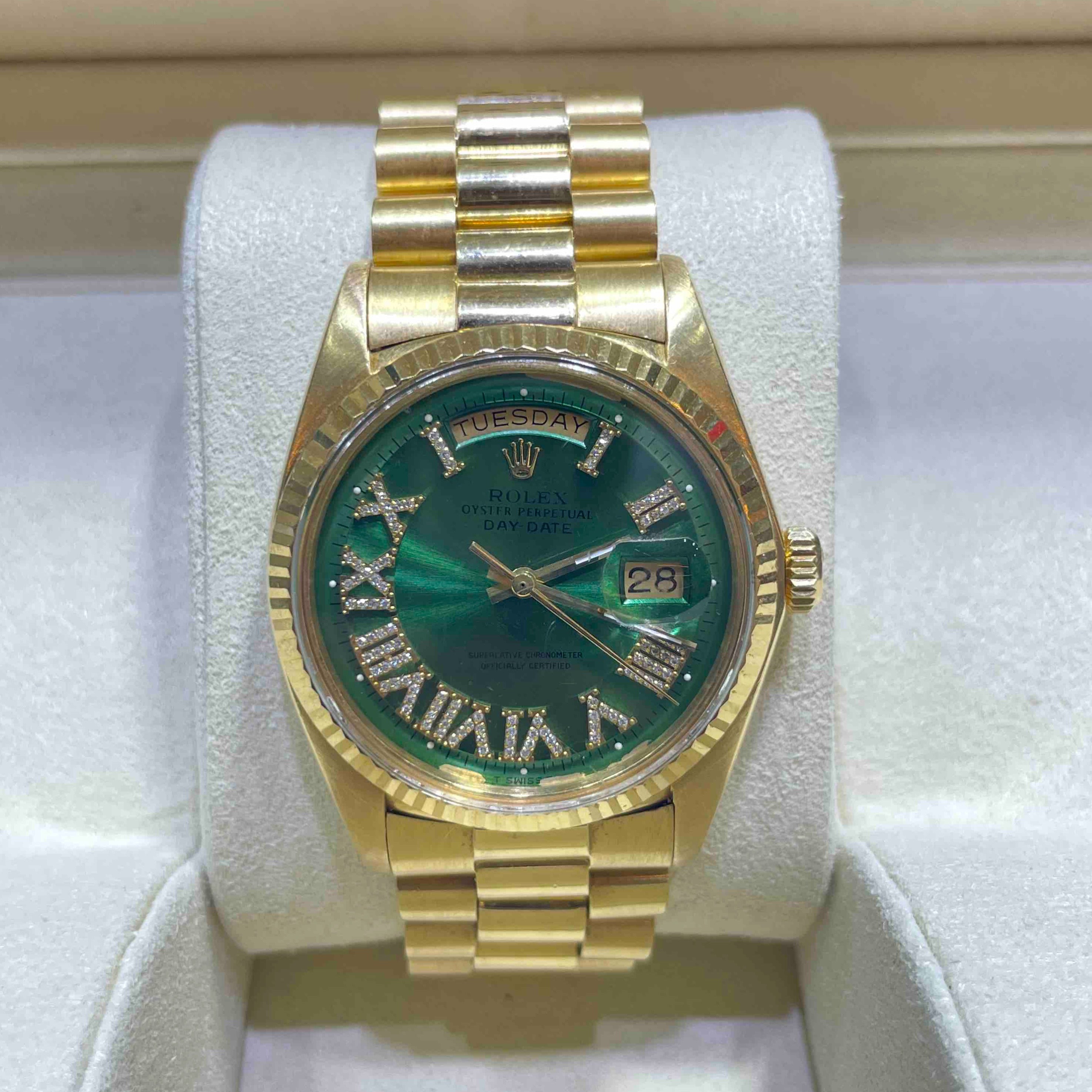 rolex presidential green