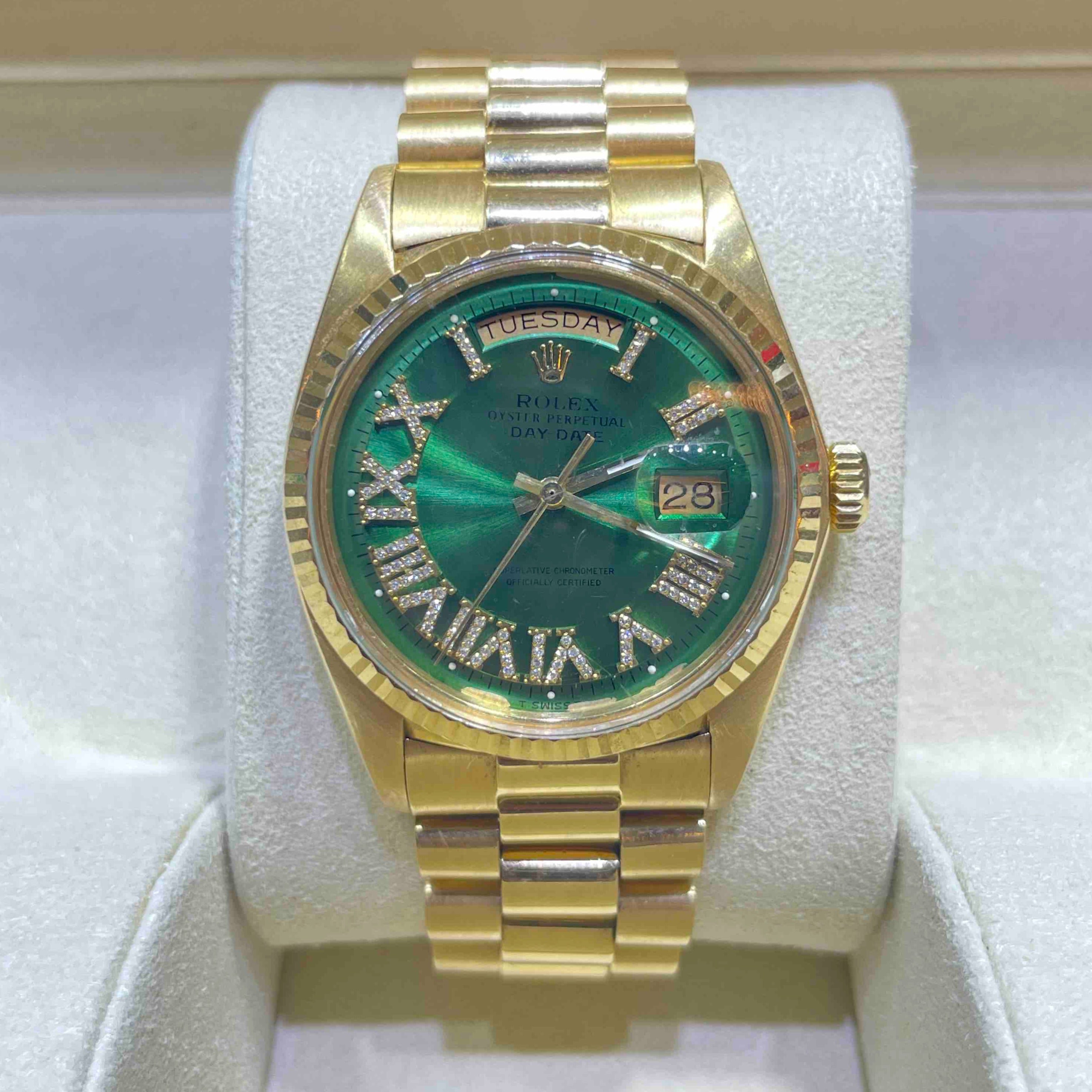 rolex presidential green
