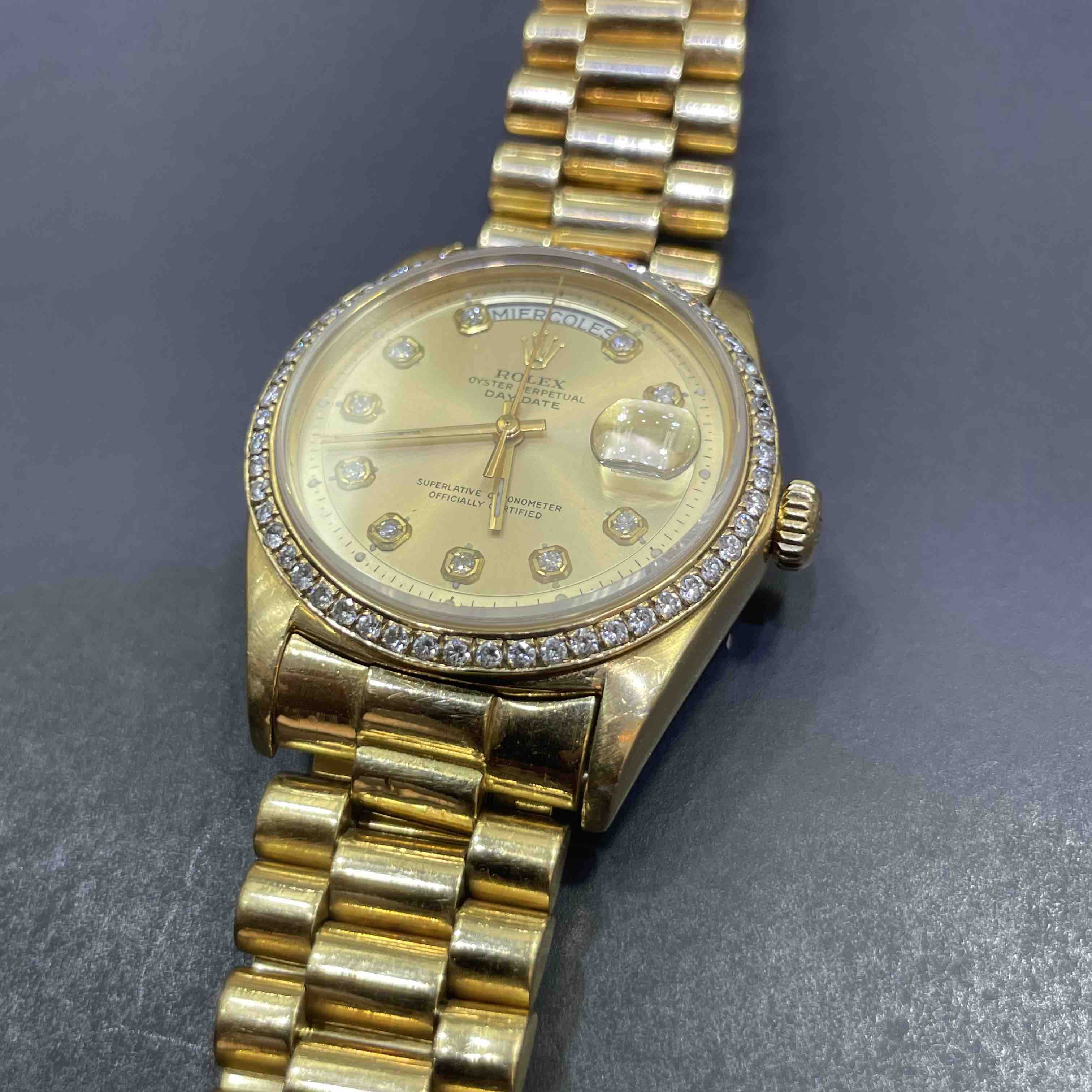 36mm Rolex Presidential Iced Out