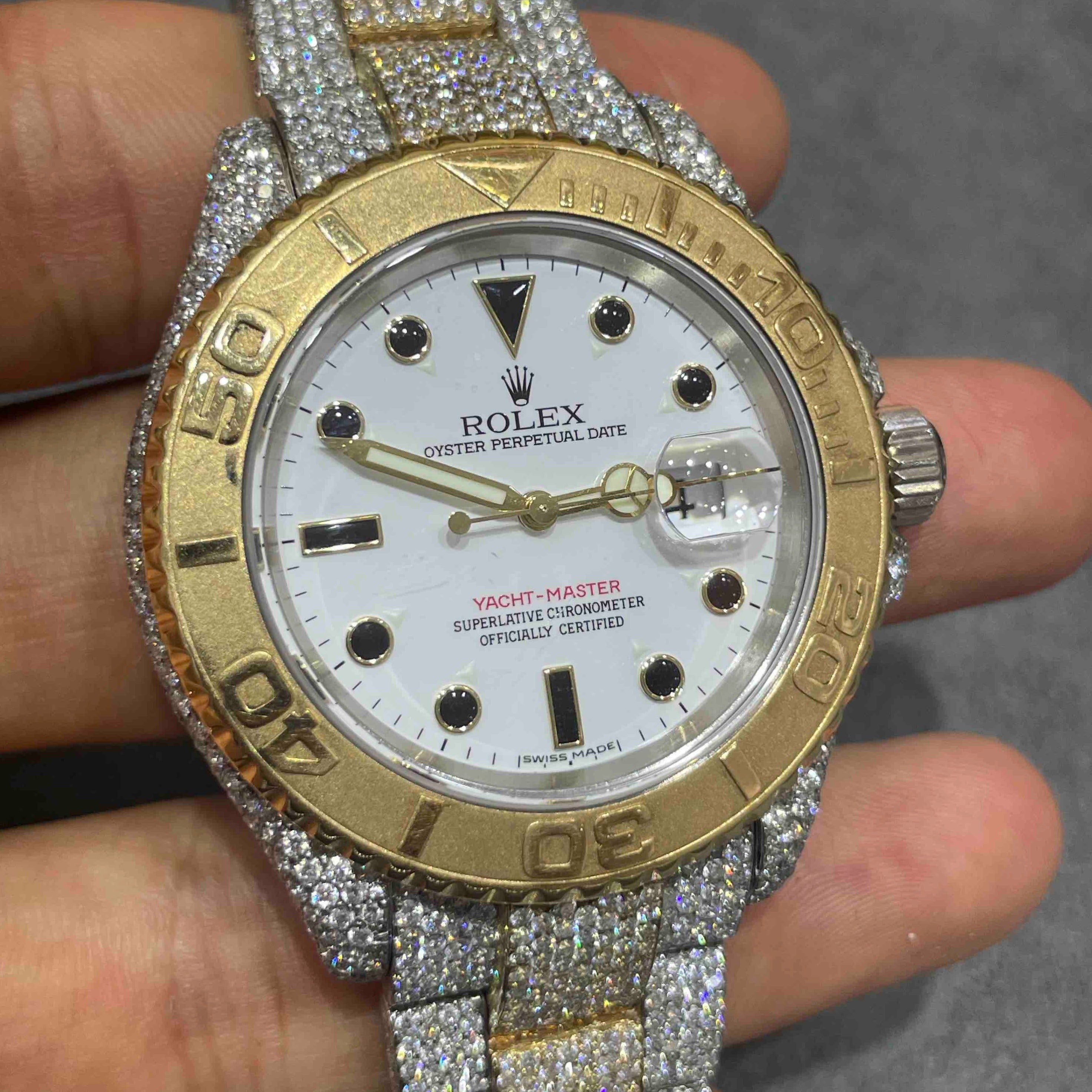 Yacht Master Iced Out ROLEX