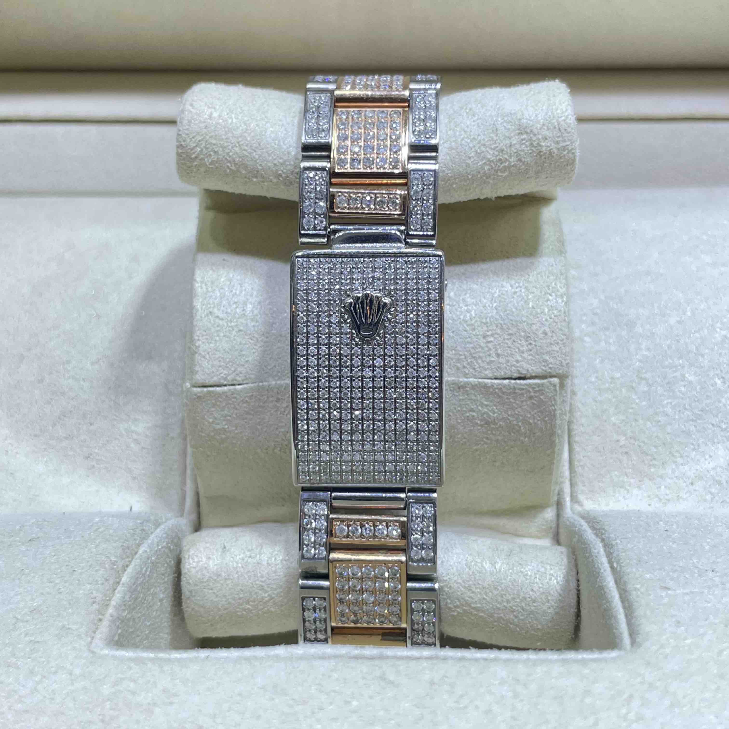 Iced Out Rainbow Rolex