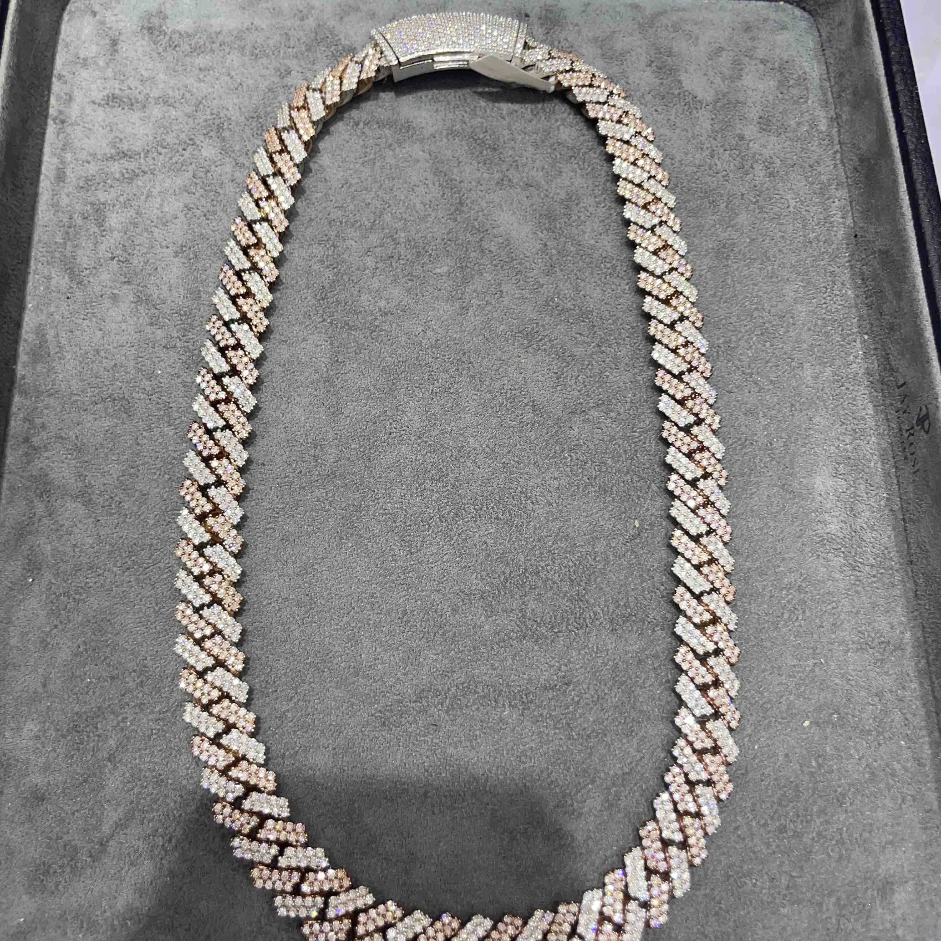 Bust Down Prong Cuban Chain