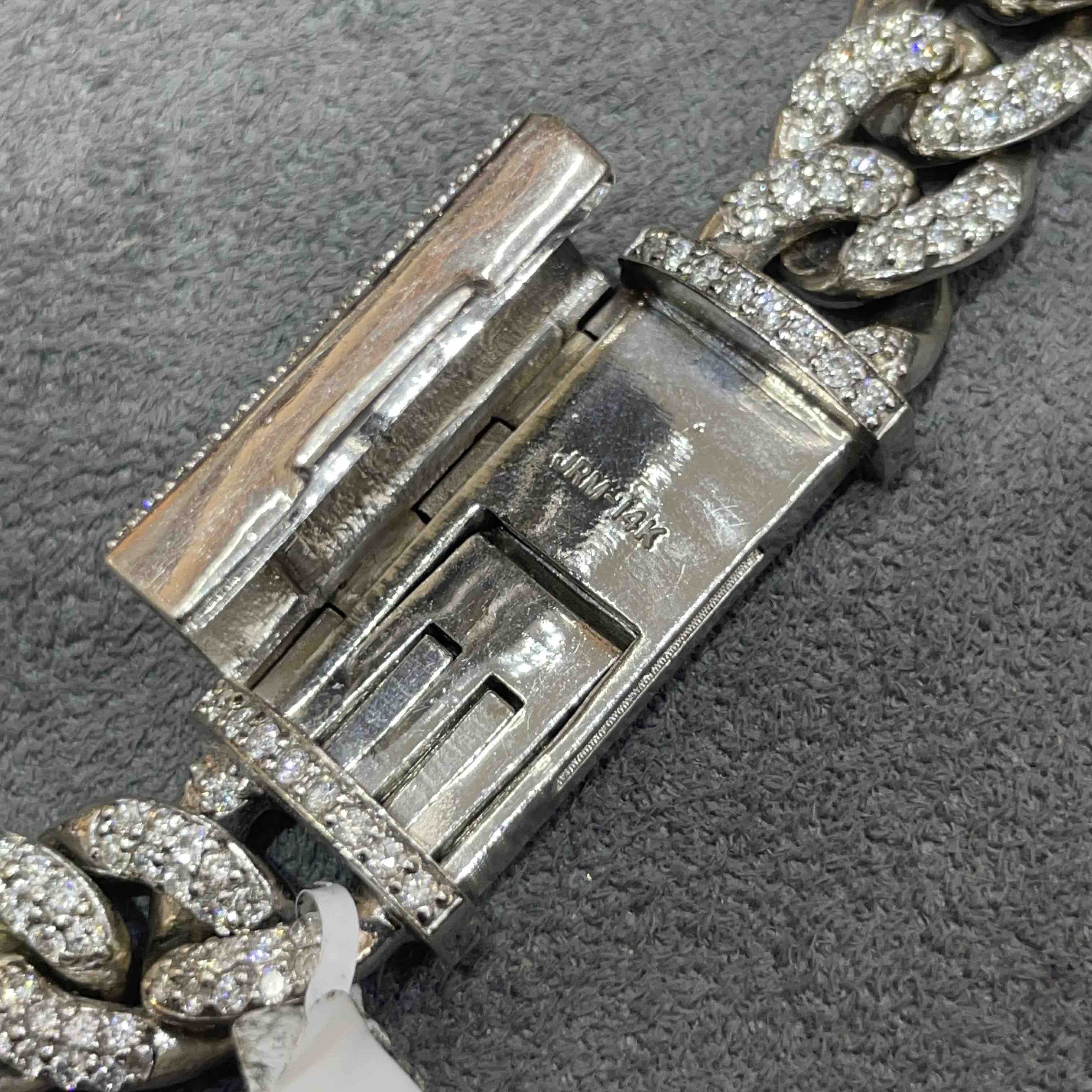 Bust Down Mariner Cuban Chain Rose