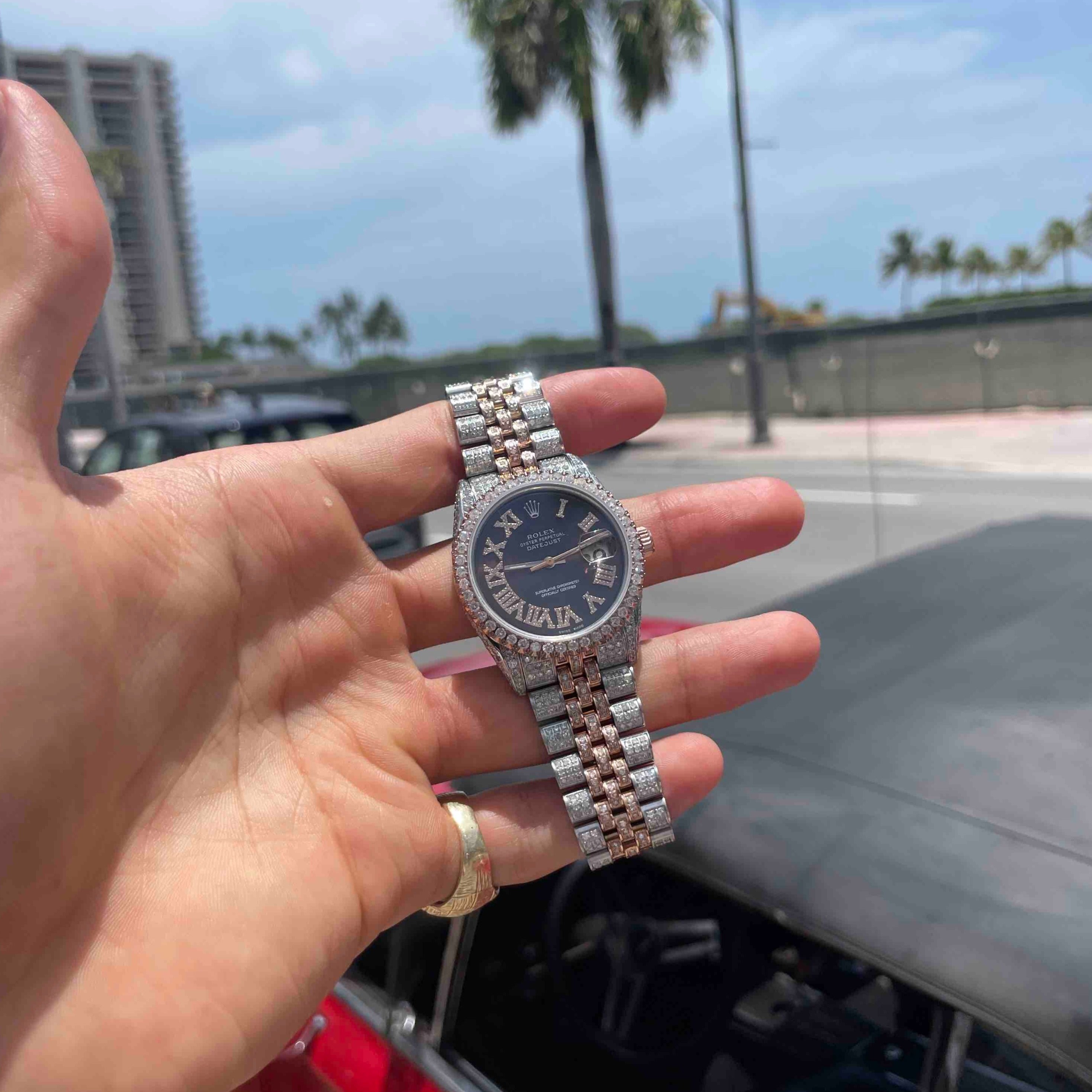 Iced Out Rolex Datejust