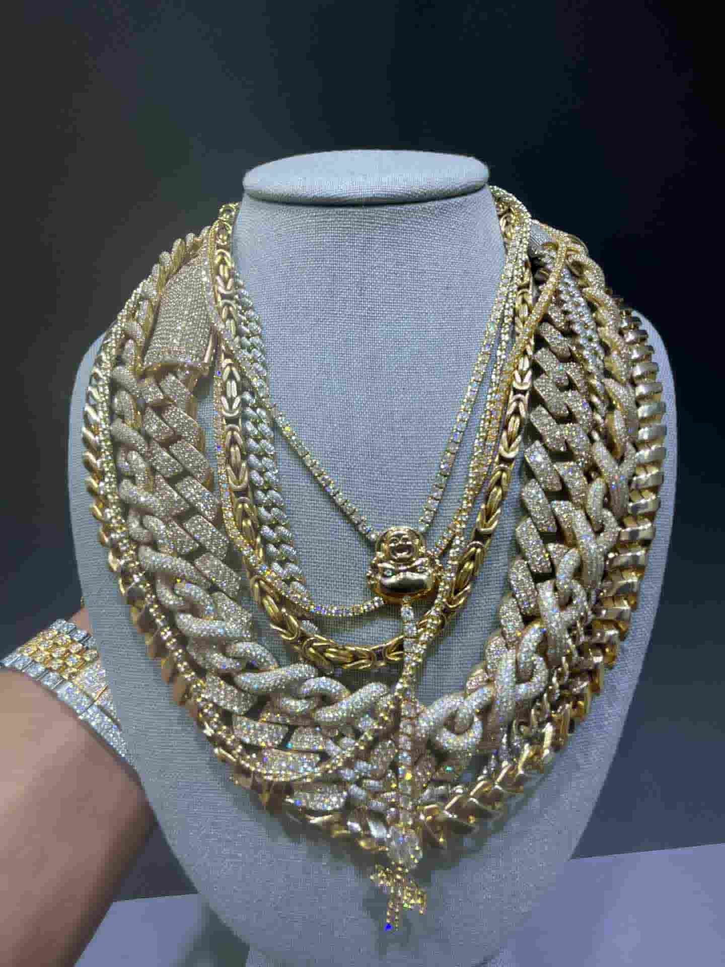 Iced Out Cuban Link Chain