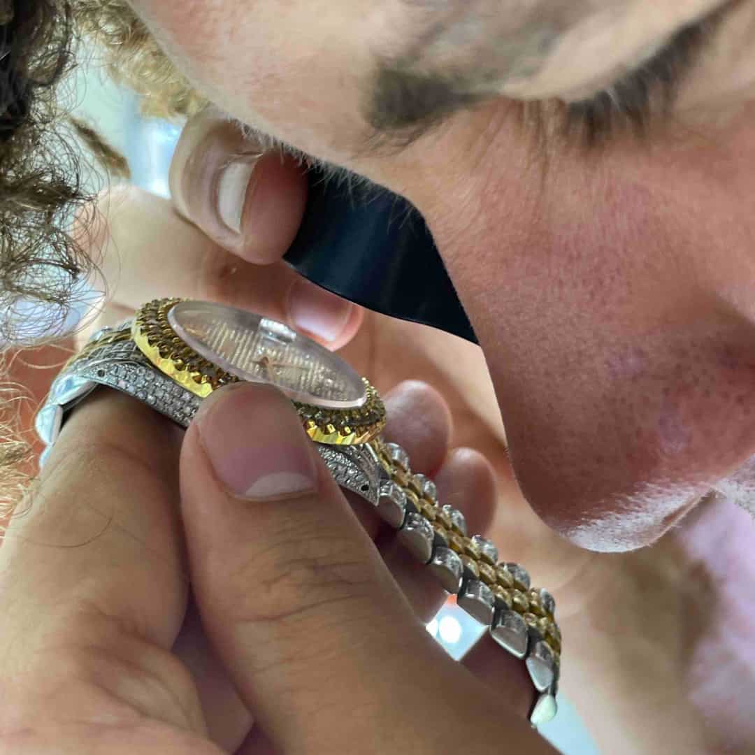 Iced Out Cuban Link Chain VS-1 Natural Diamonds.