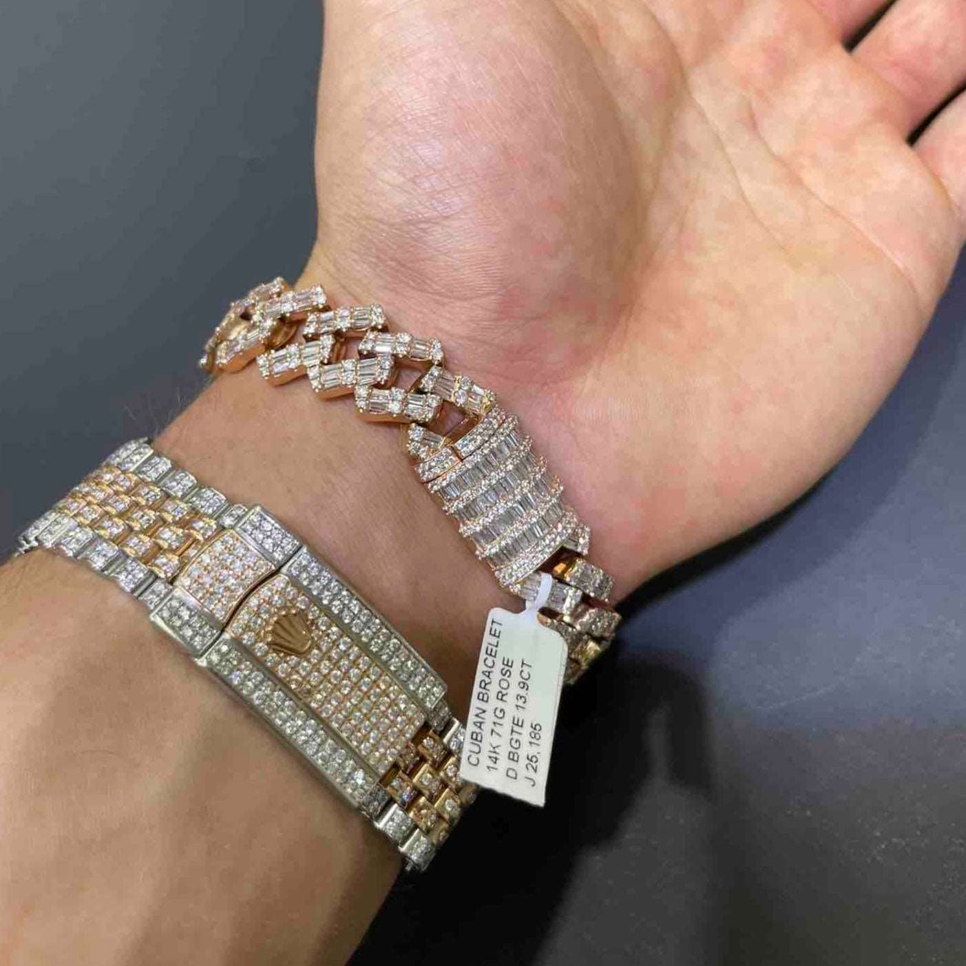 Bust Down Cuban Link Bracelet