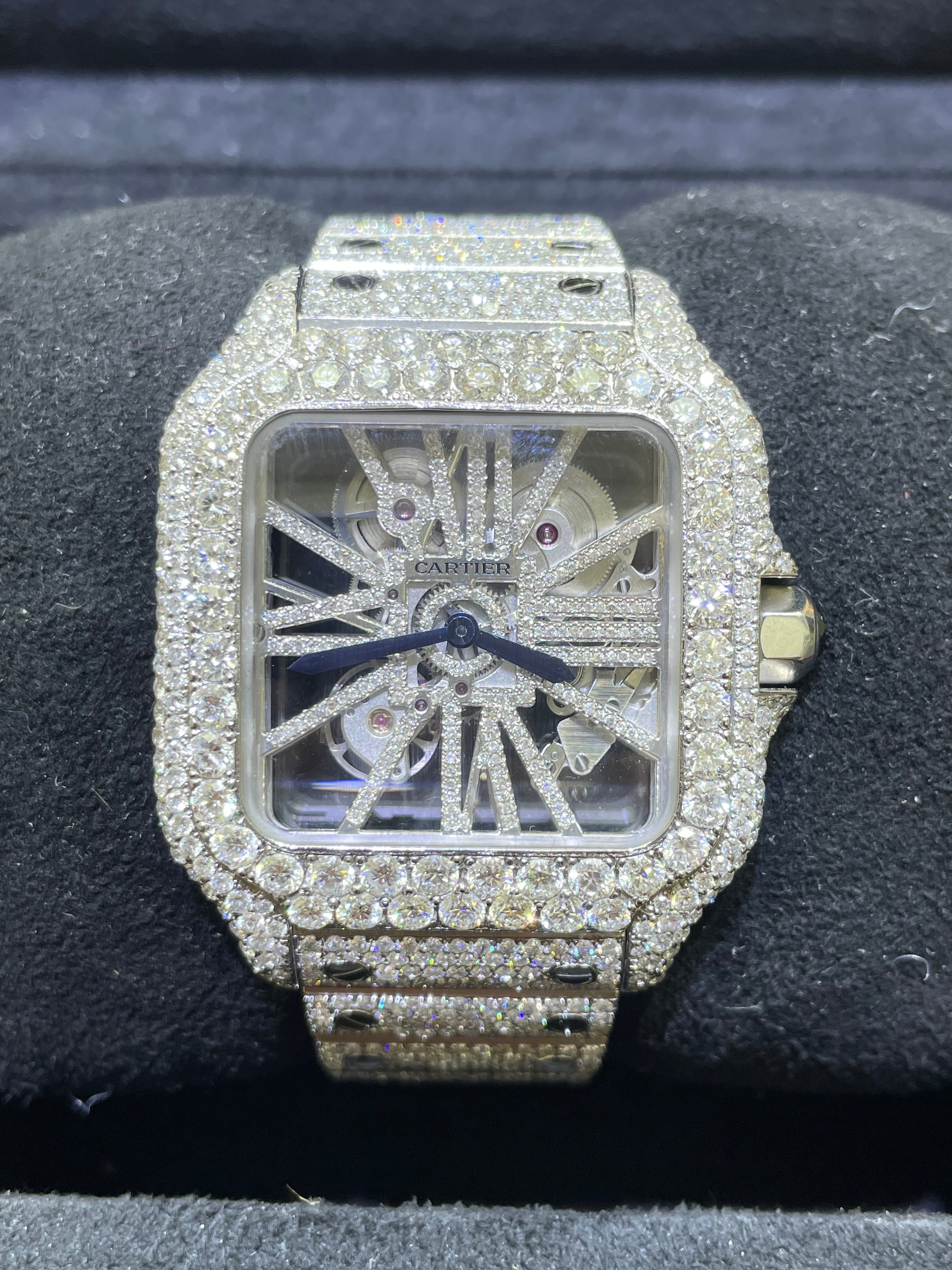bust down cartier skeleton