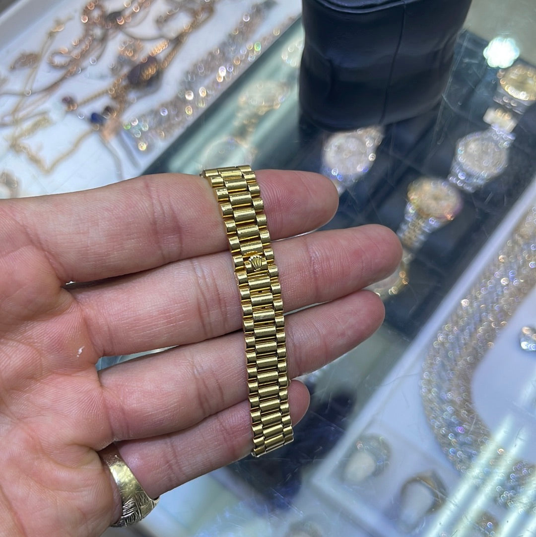 18k Rolex Presidential Bust Down