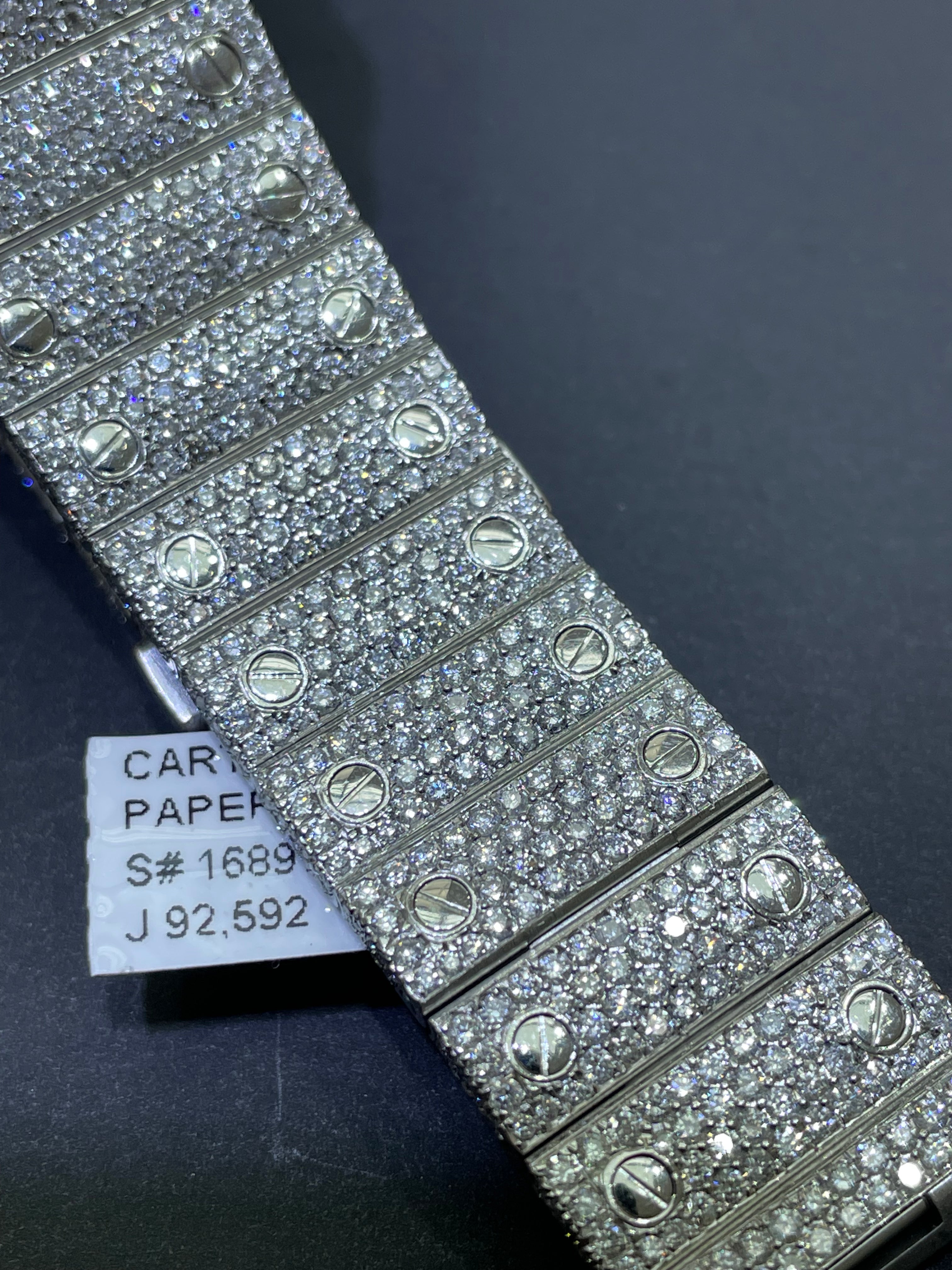 Iced Out Cartier Skeleton