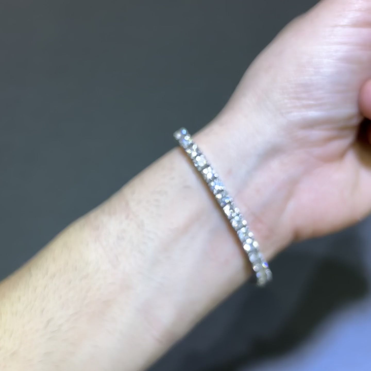 iced out lab bracelet miami