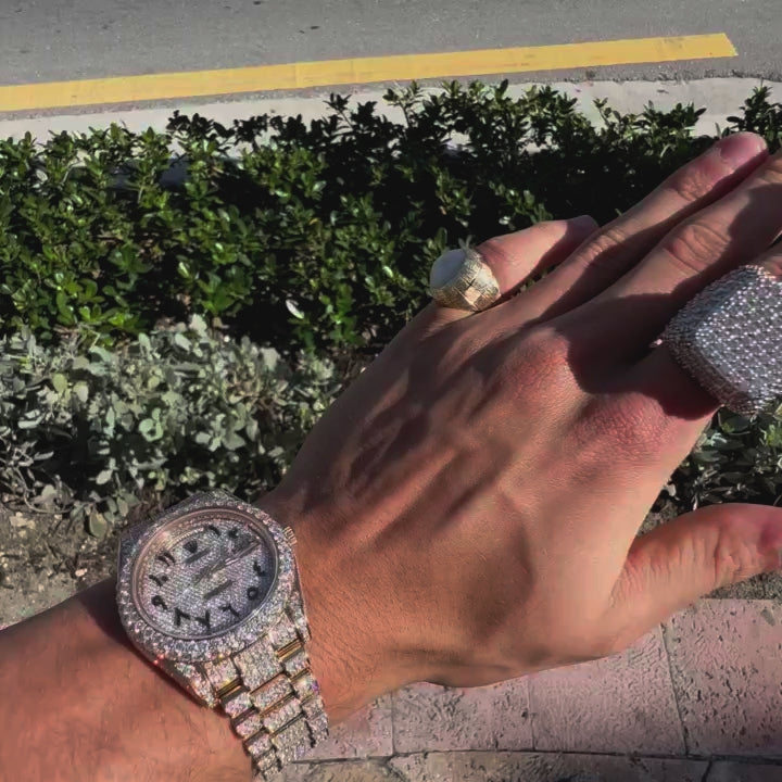 iced out rolex presidential