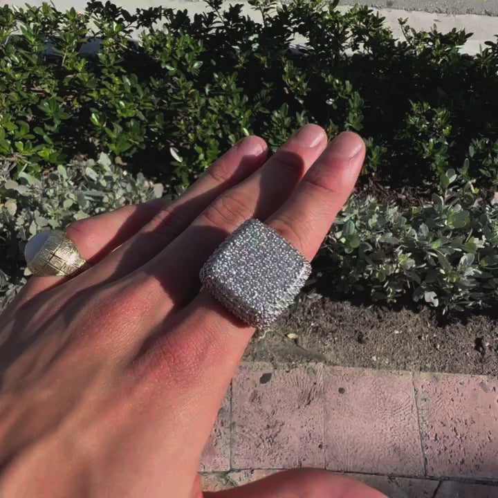 white gold ring