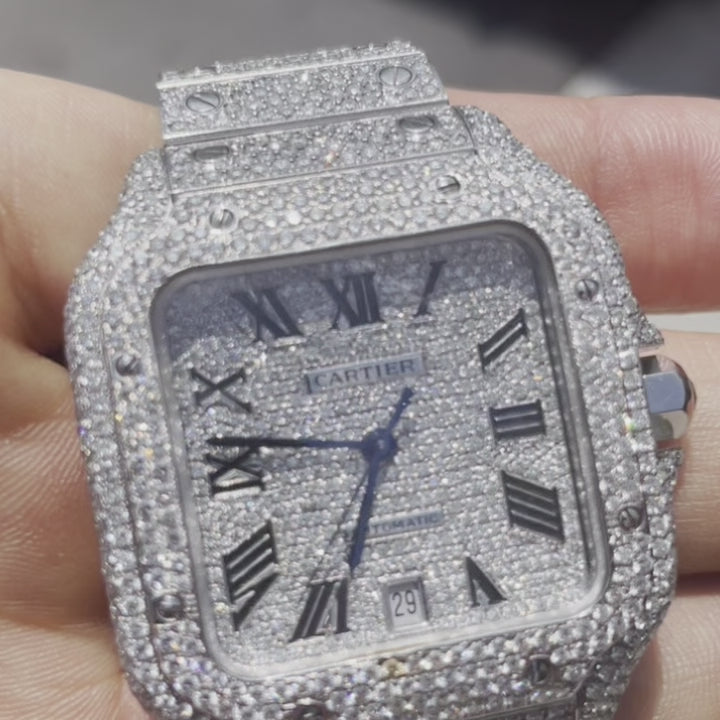 Bust Down Cartier Watch