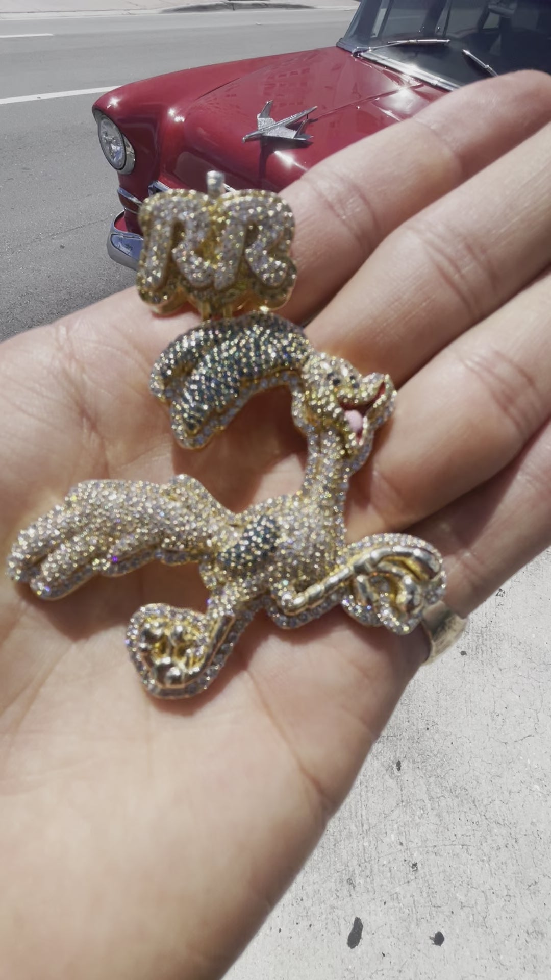 Iced Bust Down Custom Pendant
