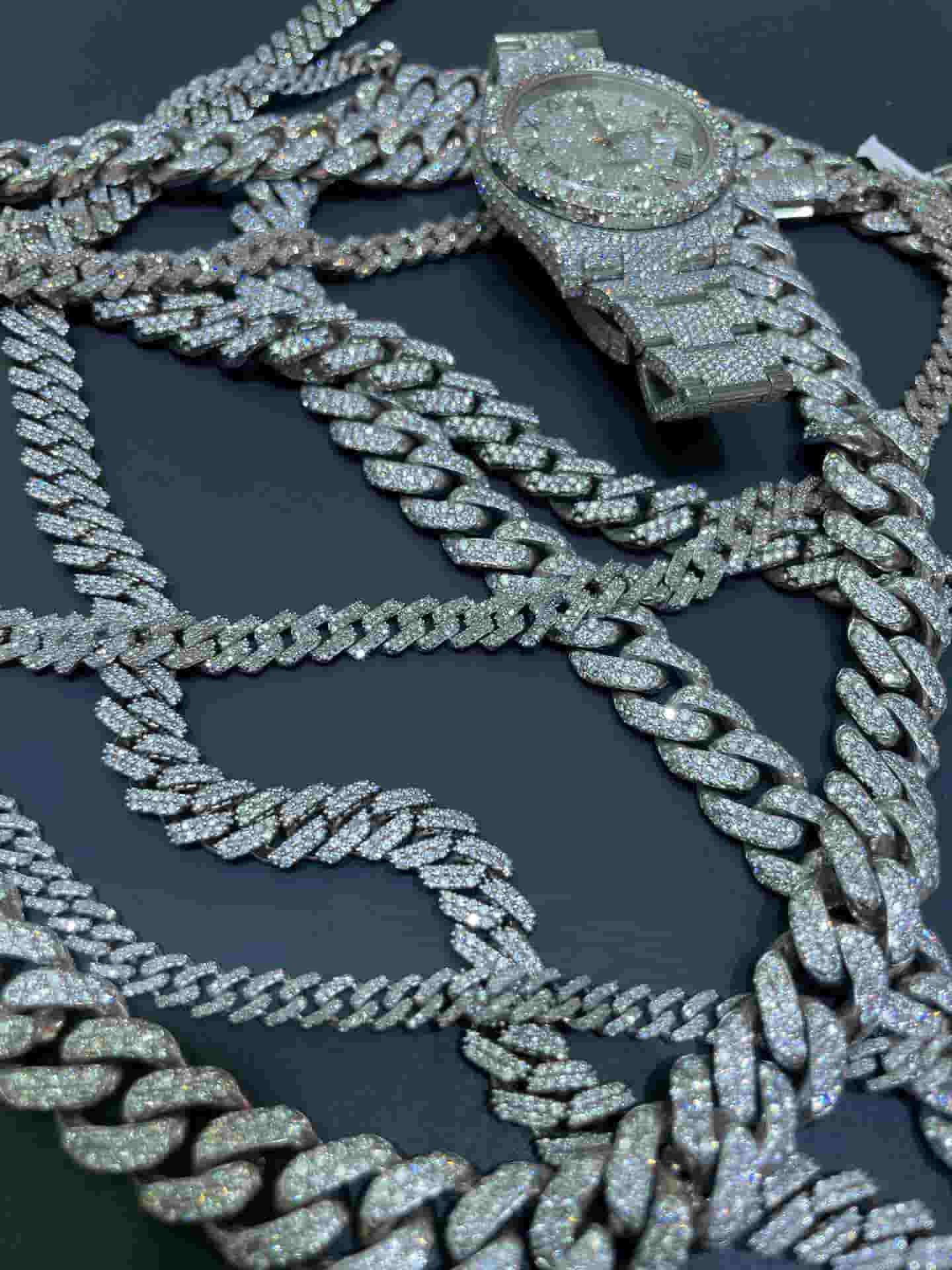 10k Iced Out Cuban Chain
