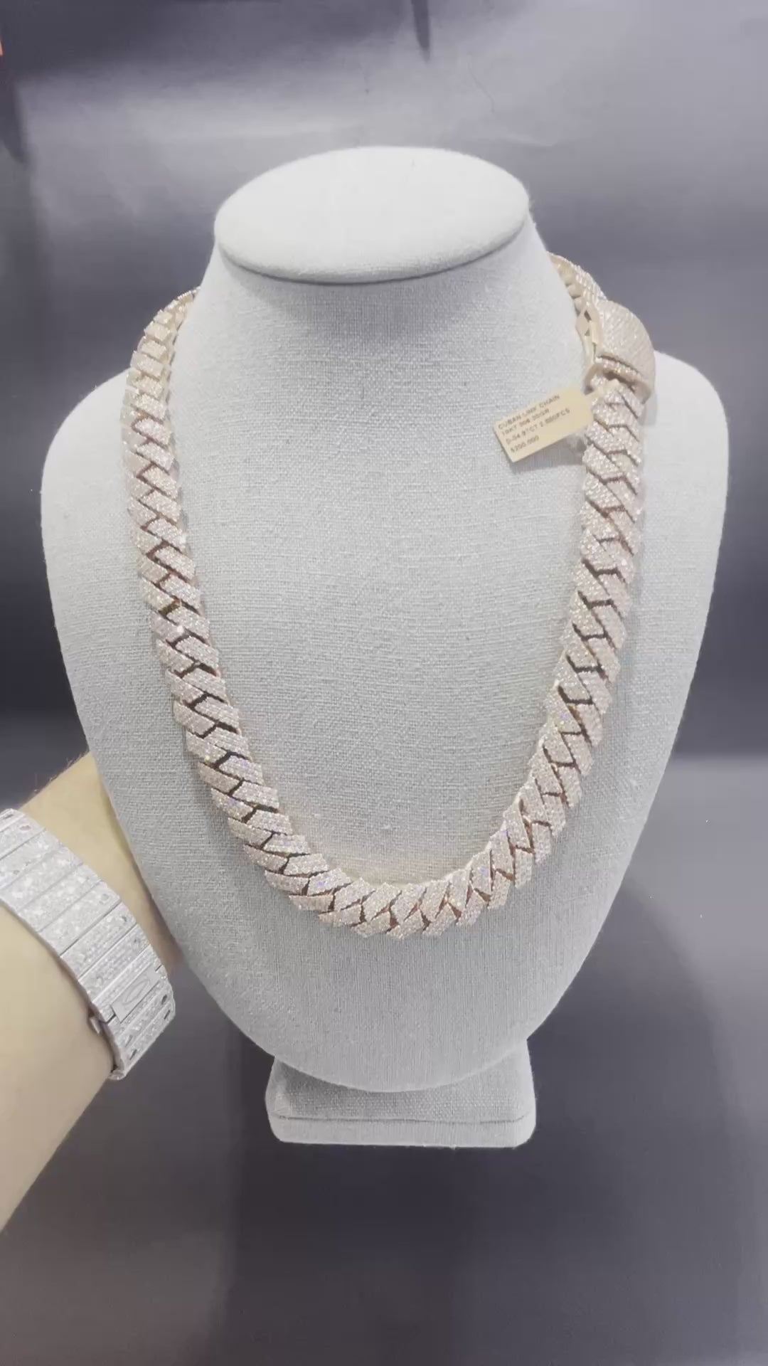bust down cuban chain vvs