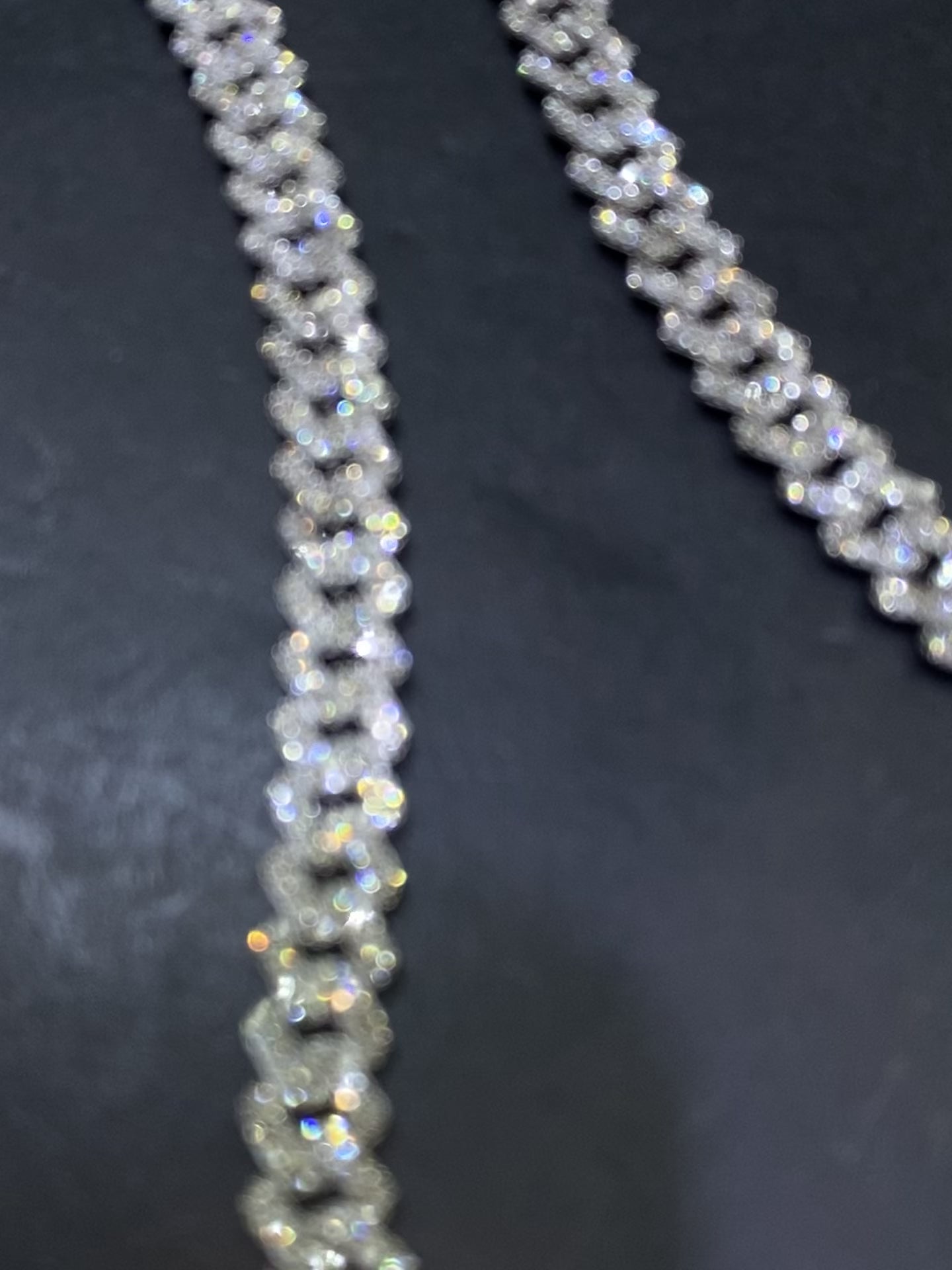 vs1 "iced bust down cuban link" chain 10 cts t.w. 14k gold 60 grams made here at renee de paris jewelry for sale online on google