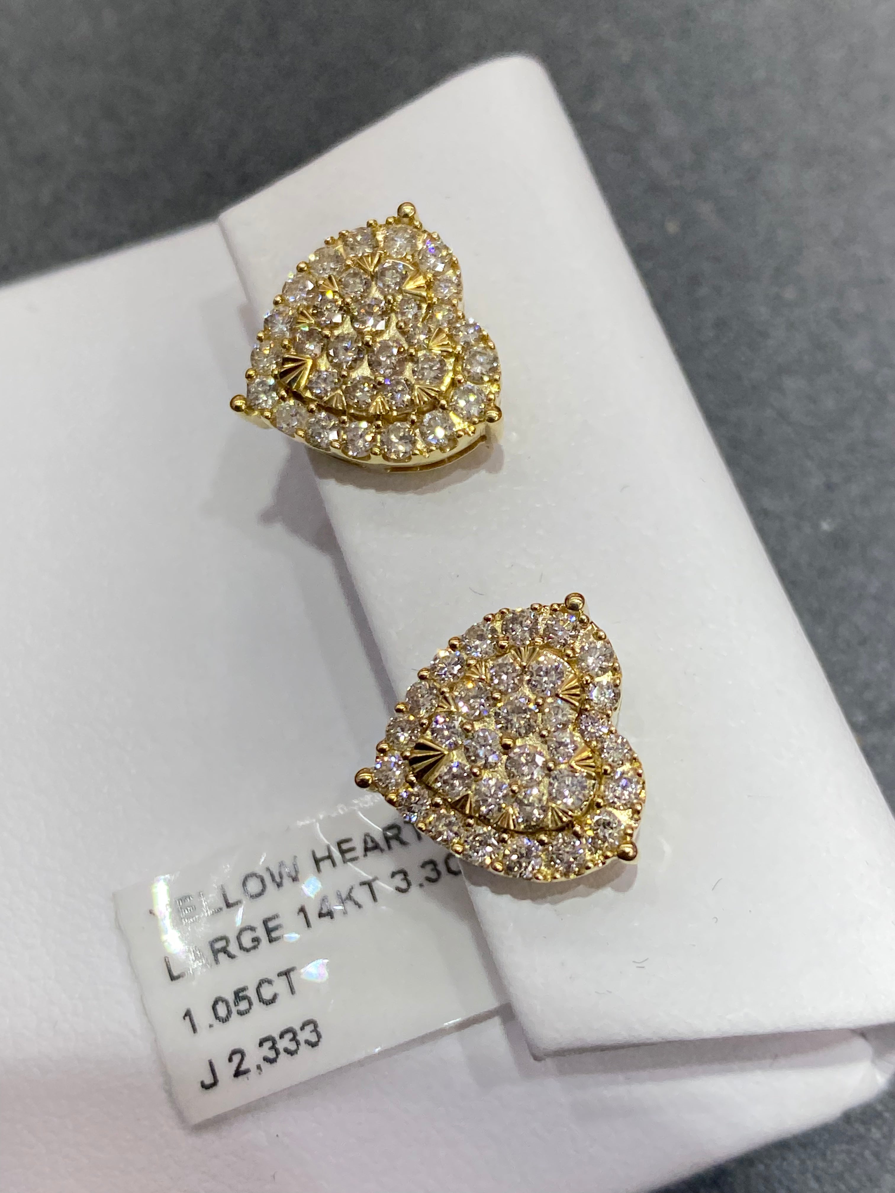 ICED OUT EARRINGS 14K